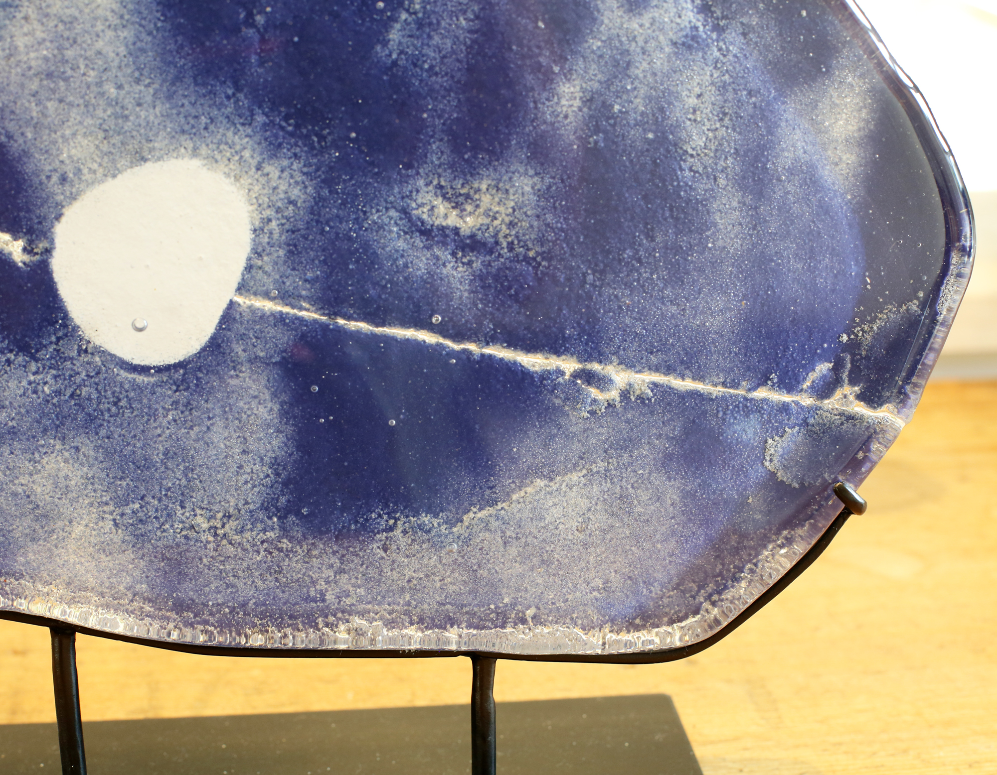 3 Months, glass sculpture, detail