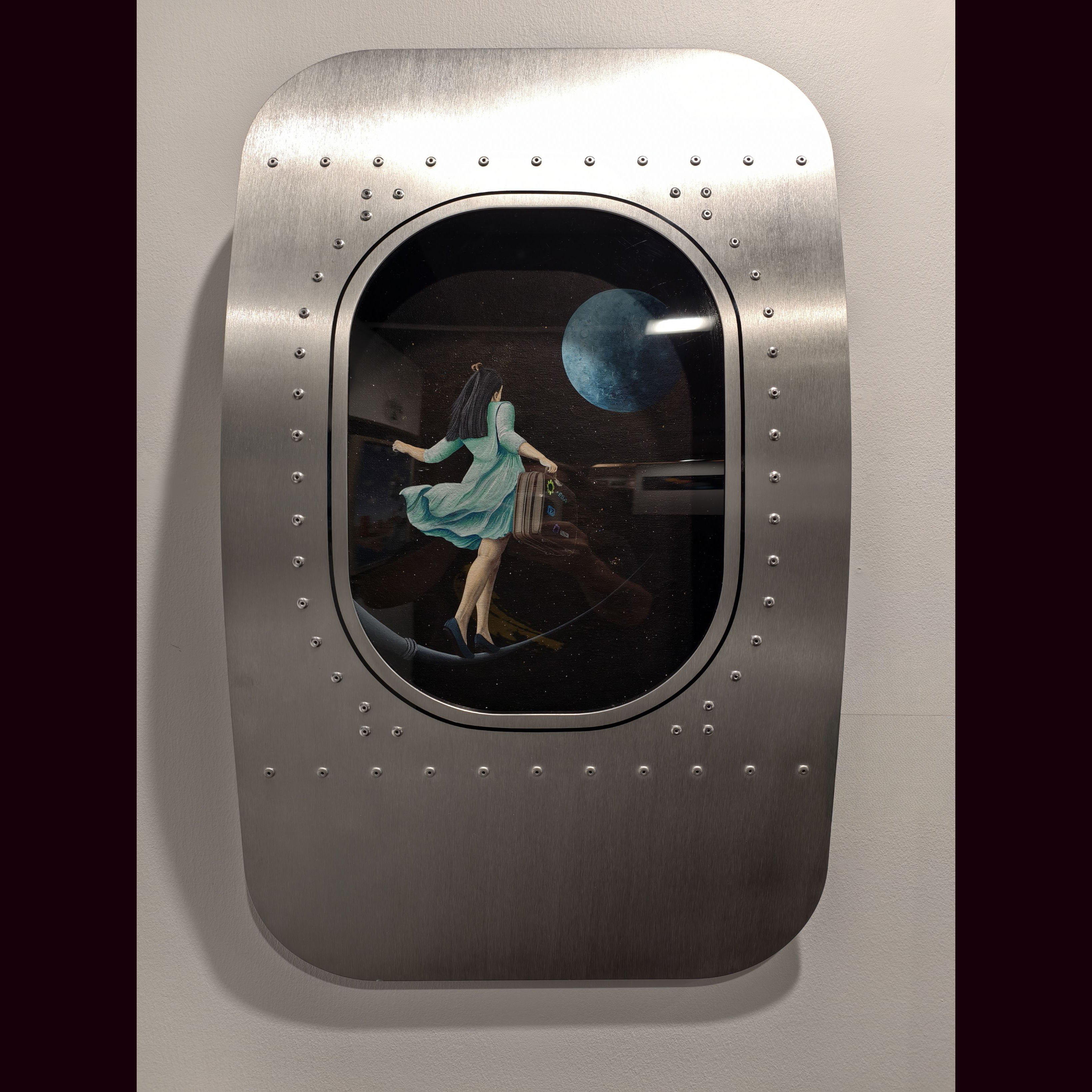 Flying High- Airplane Window
