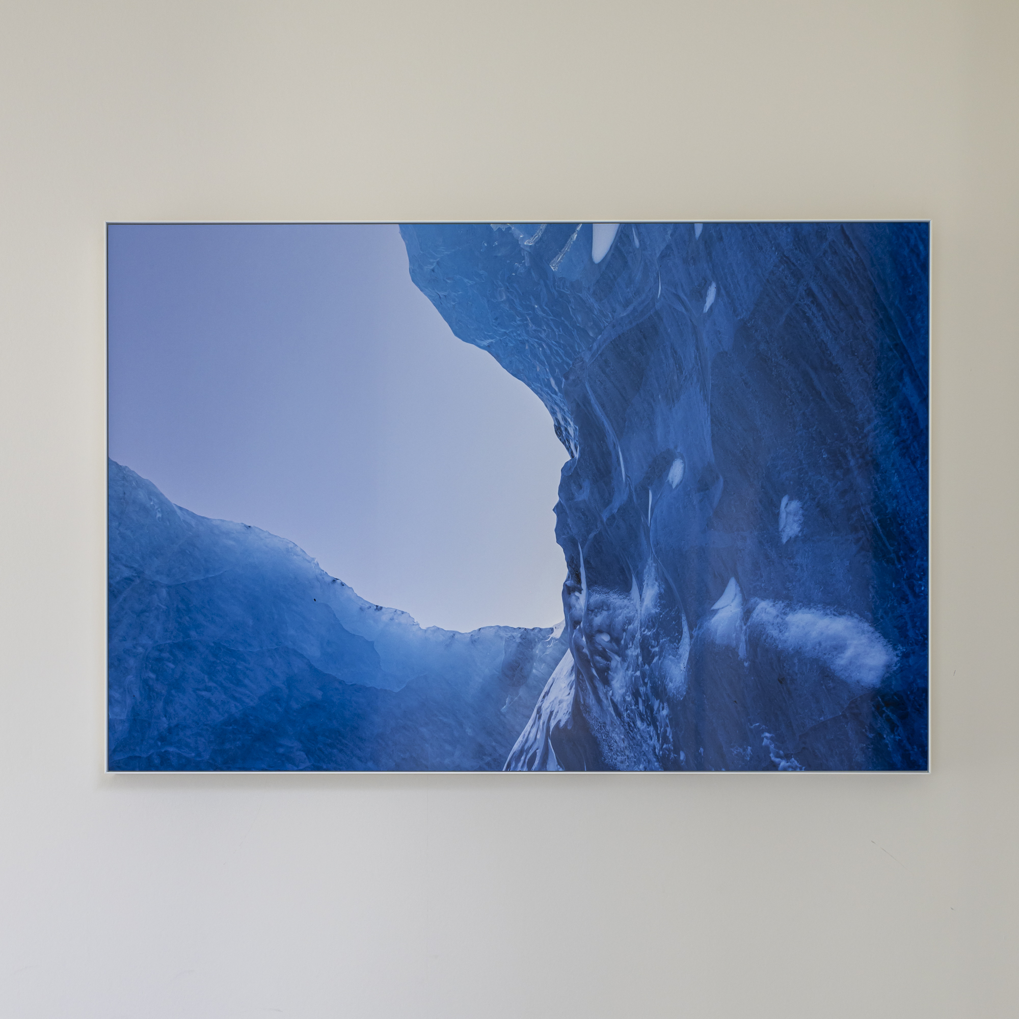 Foto Wave of ice ingelijst