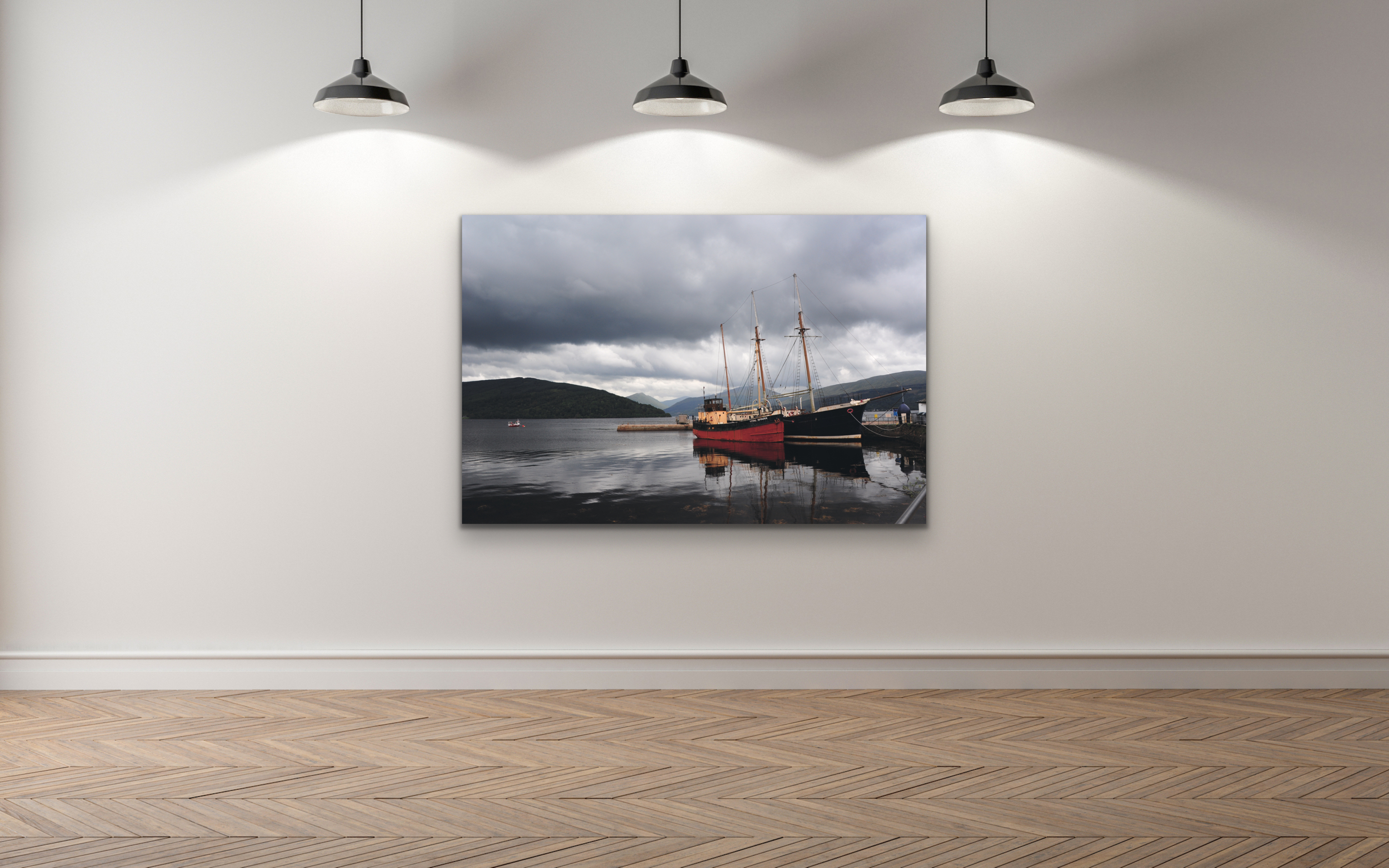 "Vital Spark", landschap 