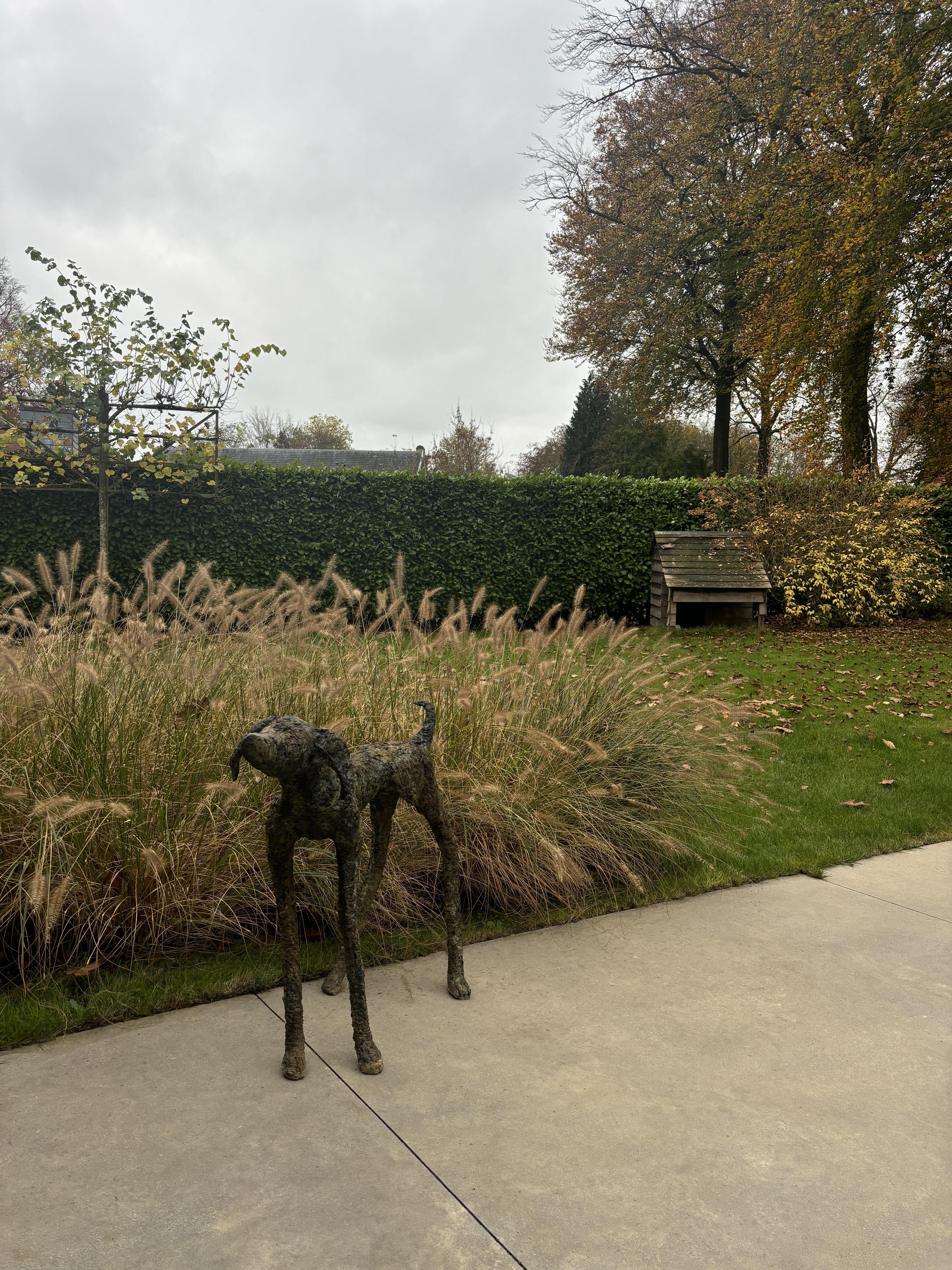 hond in bronze beelden dog sculpture sculpture d'un chien en bronze
