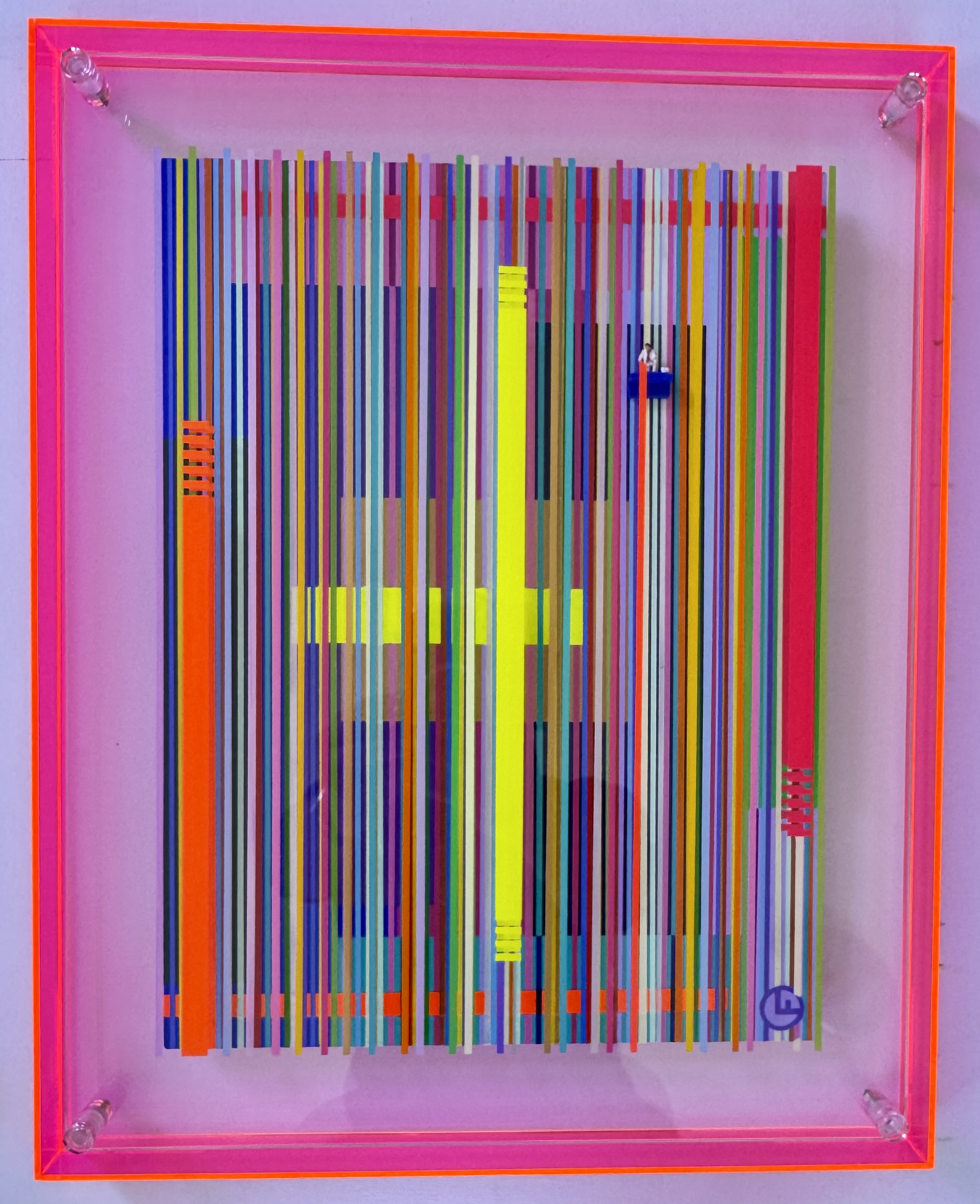 The Painter 40 x 50 pink