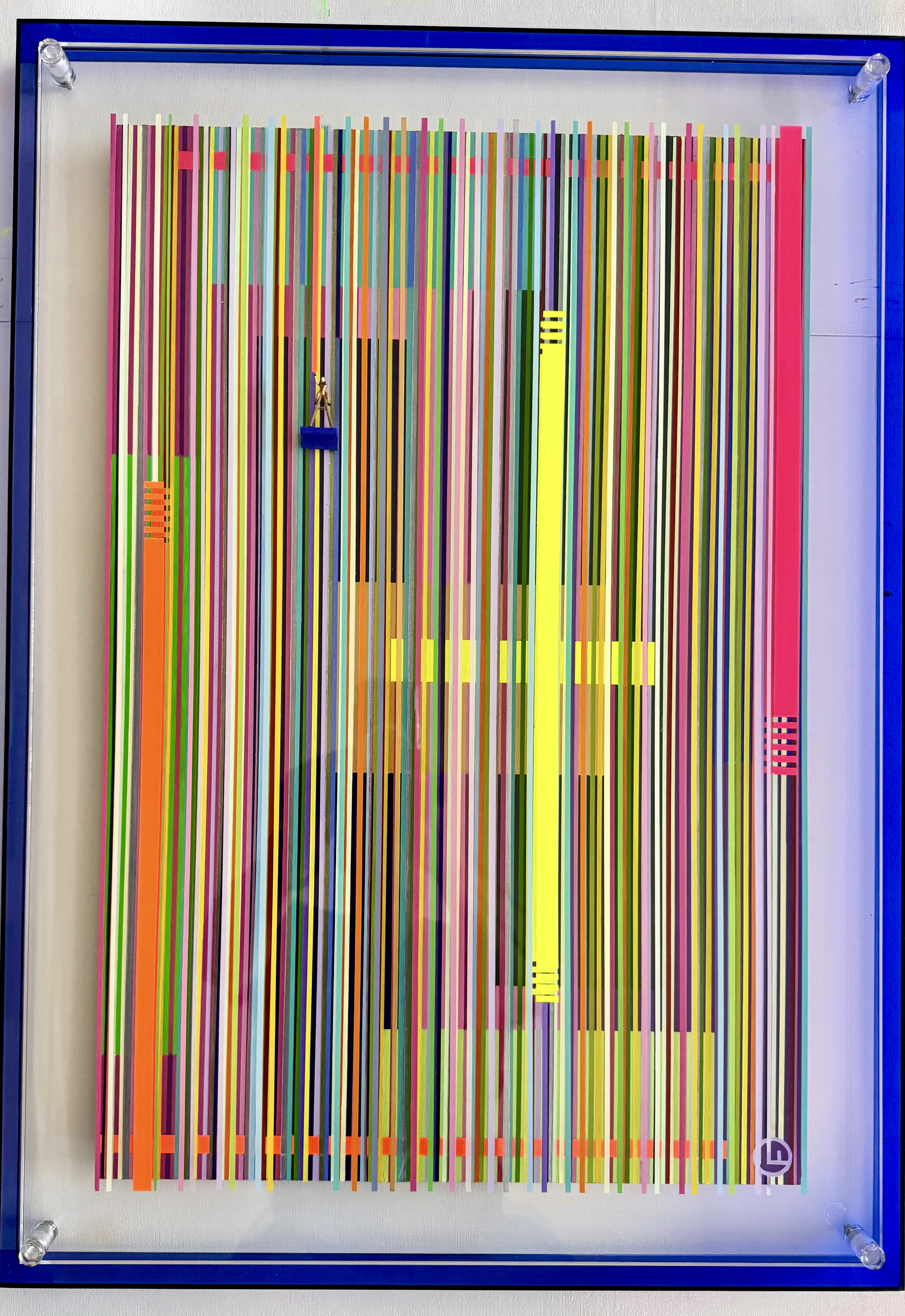 The Painter 50 x 70 blue