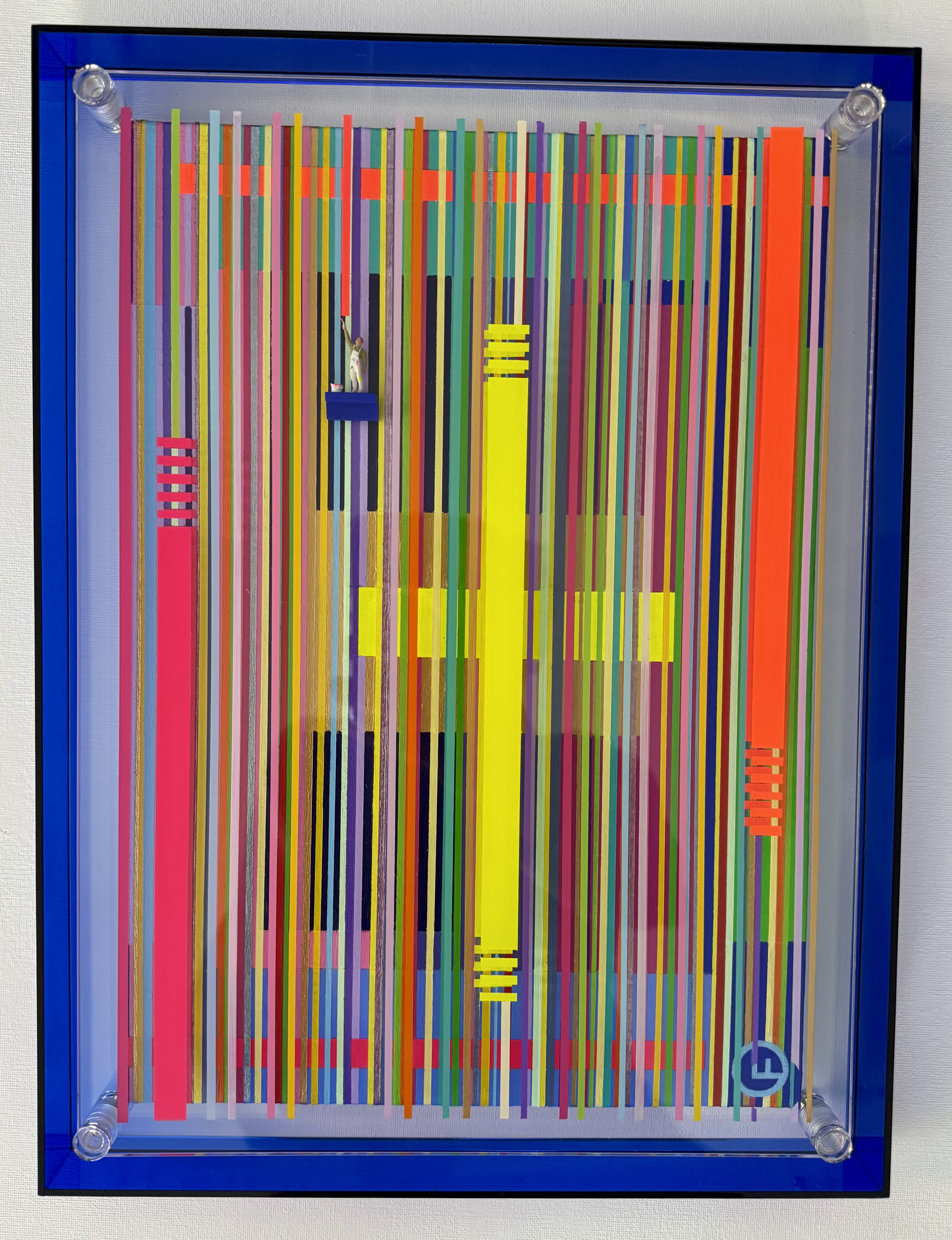 The Painter 30 x 40 blue