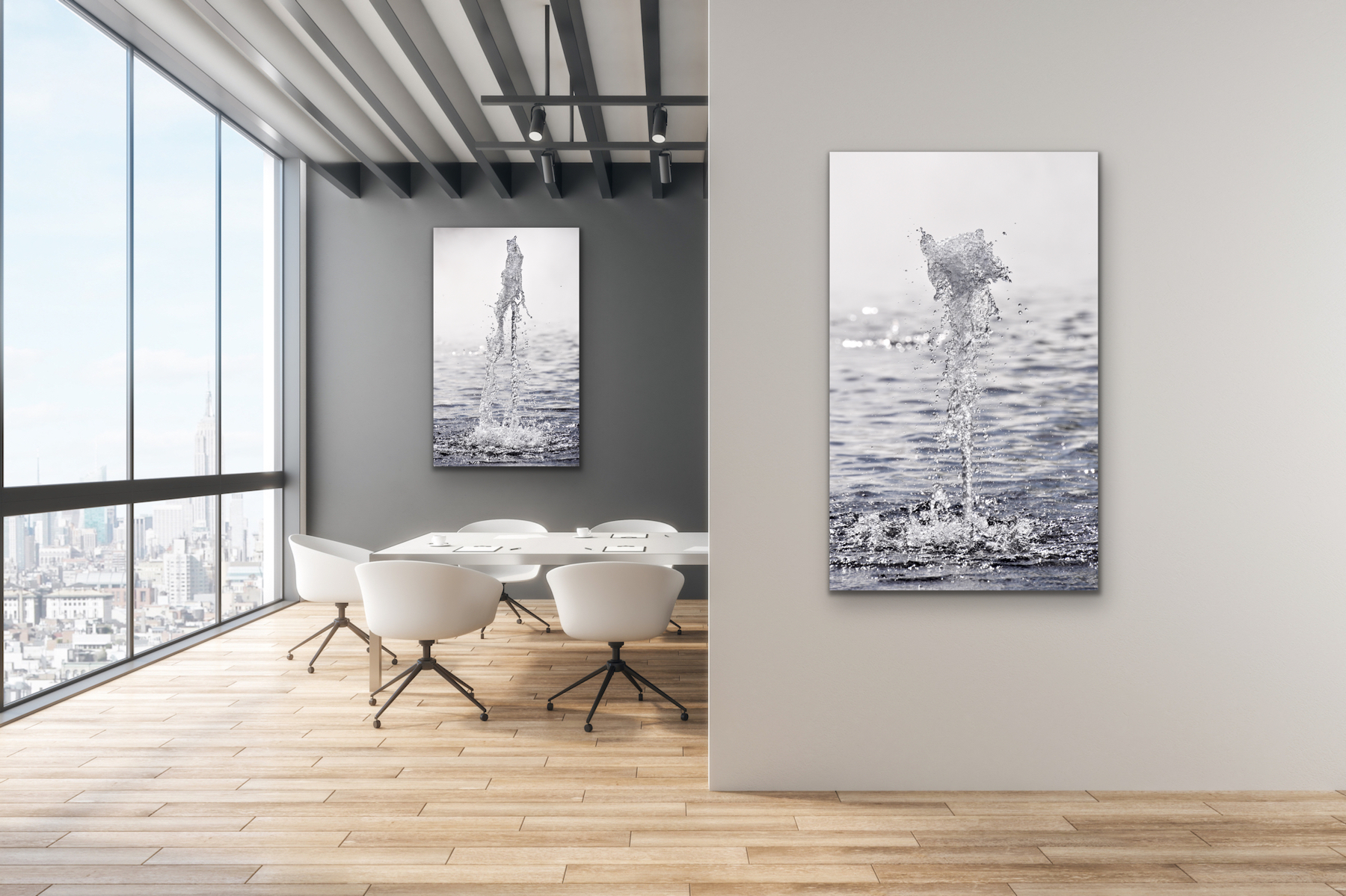Diptych "Cape Canaveral" and "Mischief", magic of water