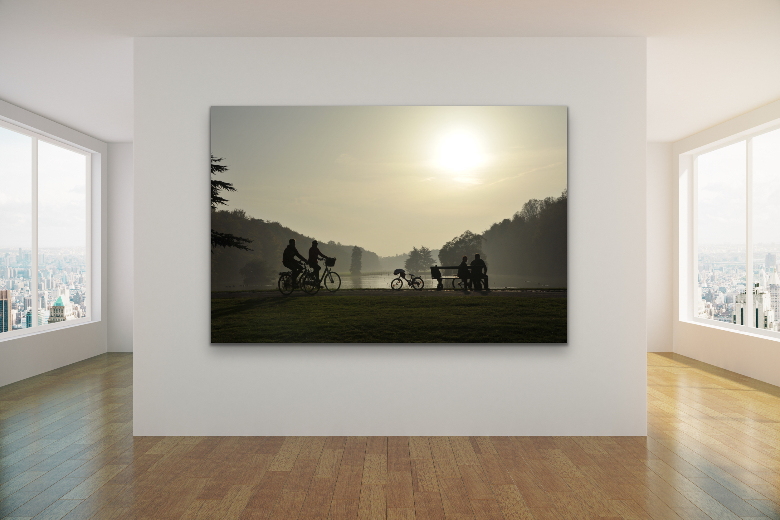 "Geheime contemplatie", landschap