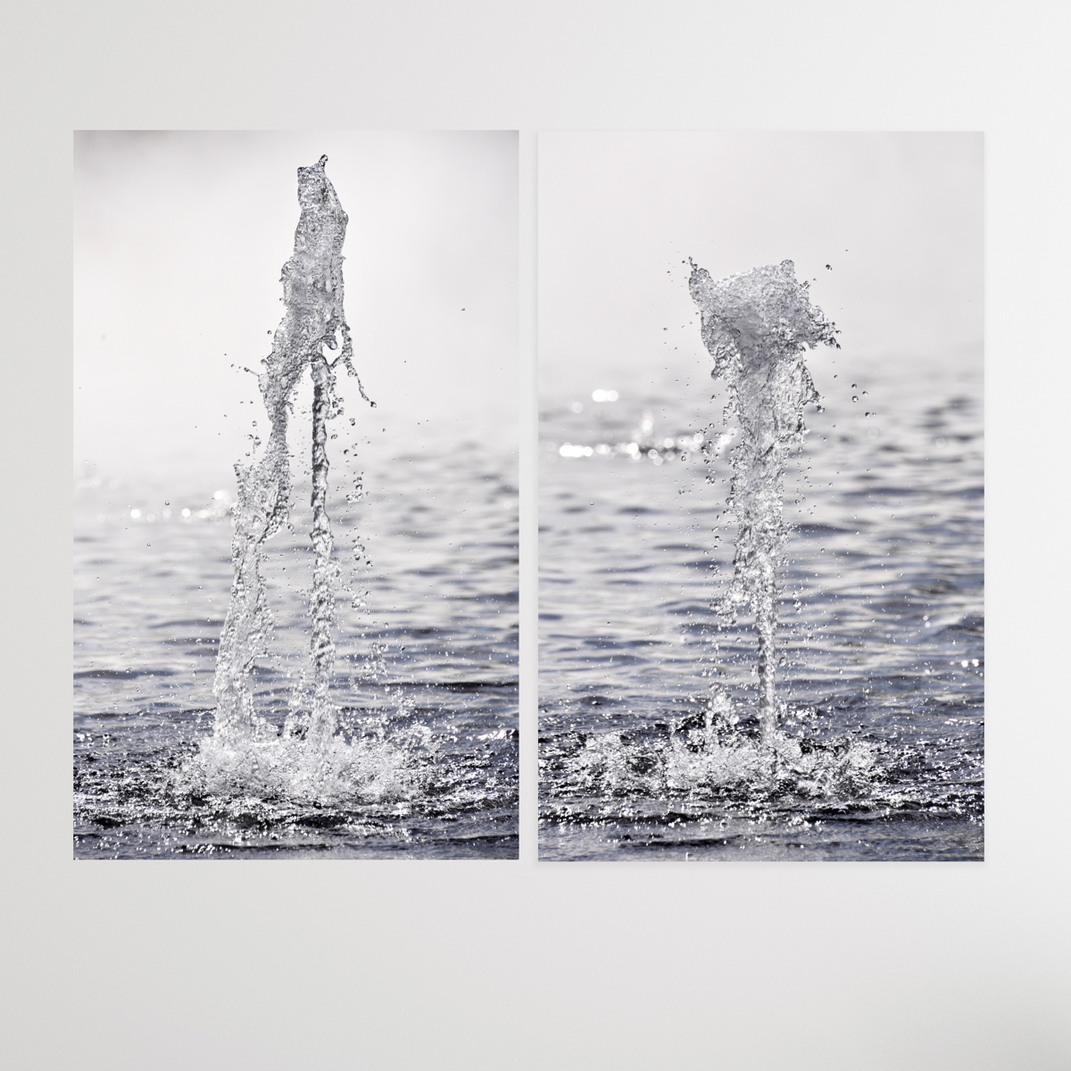 Diptych "Cape Canaveral" and "Mischief", magic of water