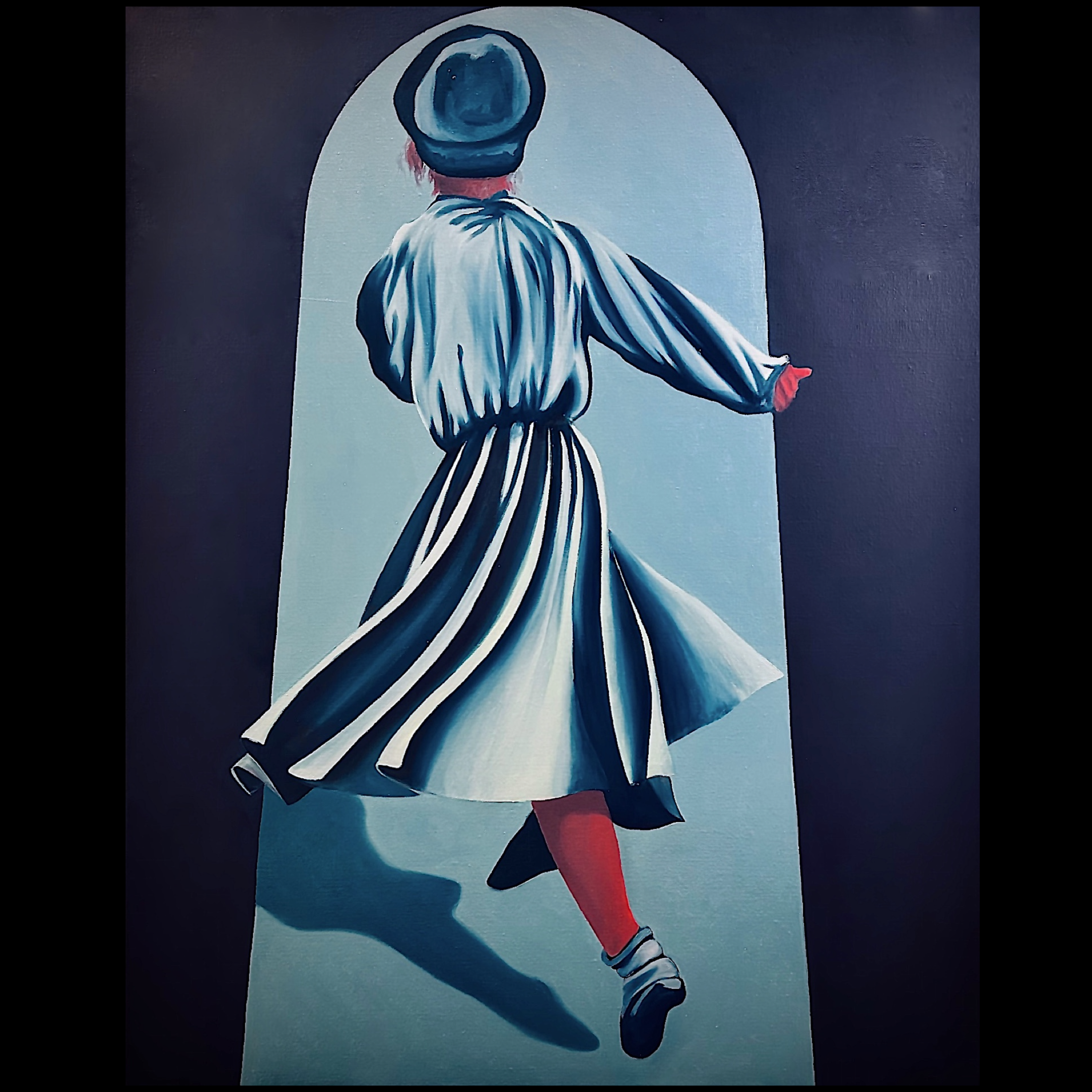 Keep on running • oil on canvas • 100 x 80 cm