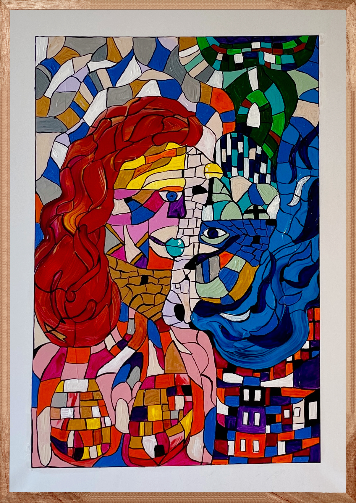 Lovers mosaic