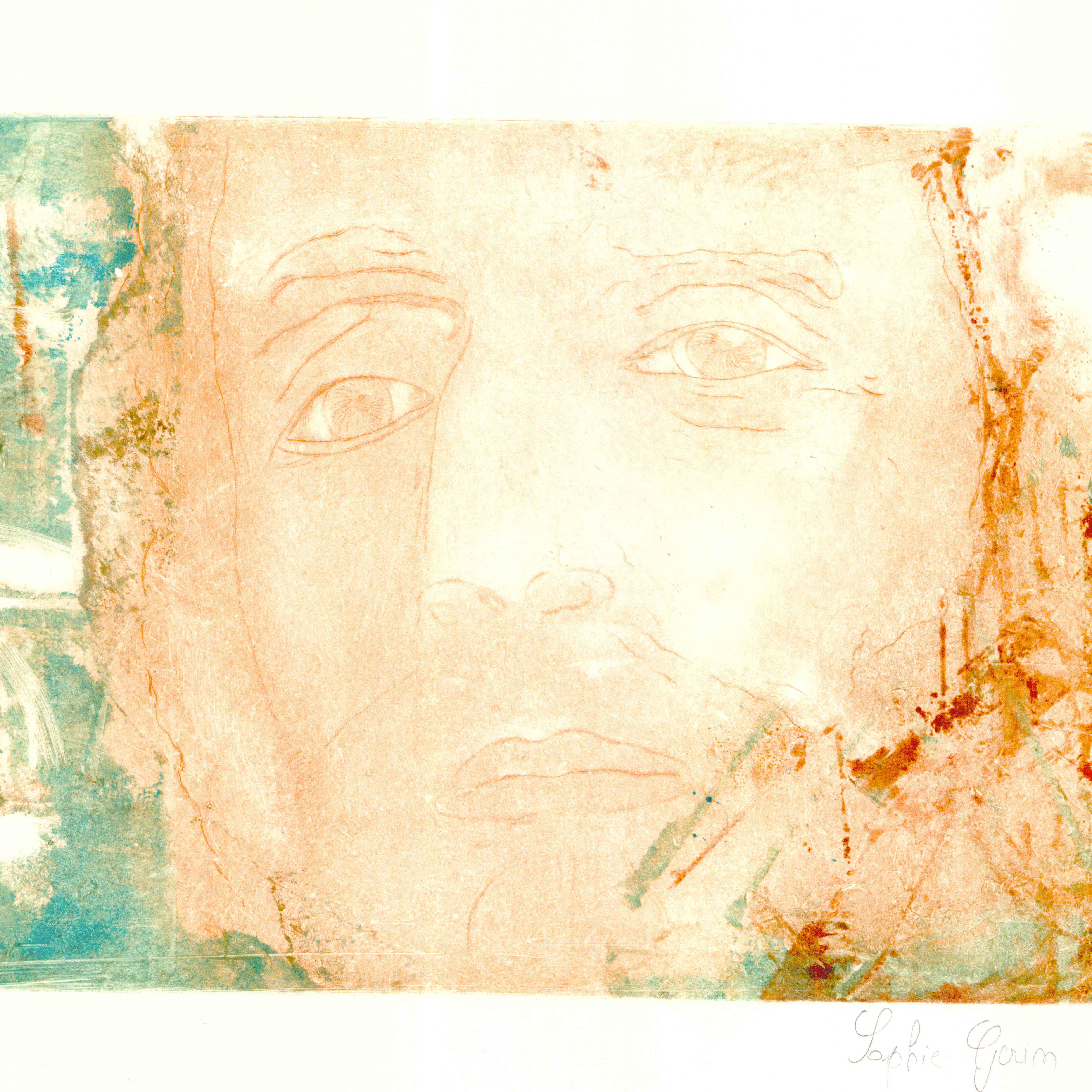 Detail visage et signature soul portrait 16