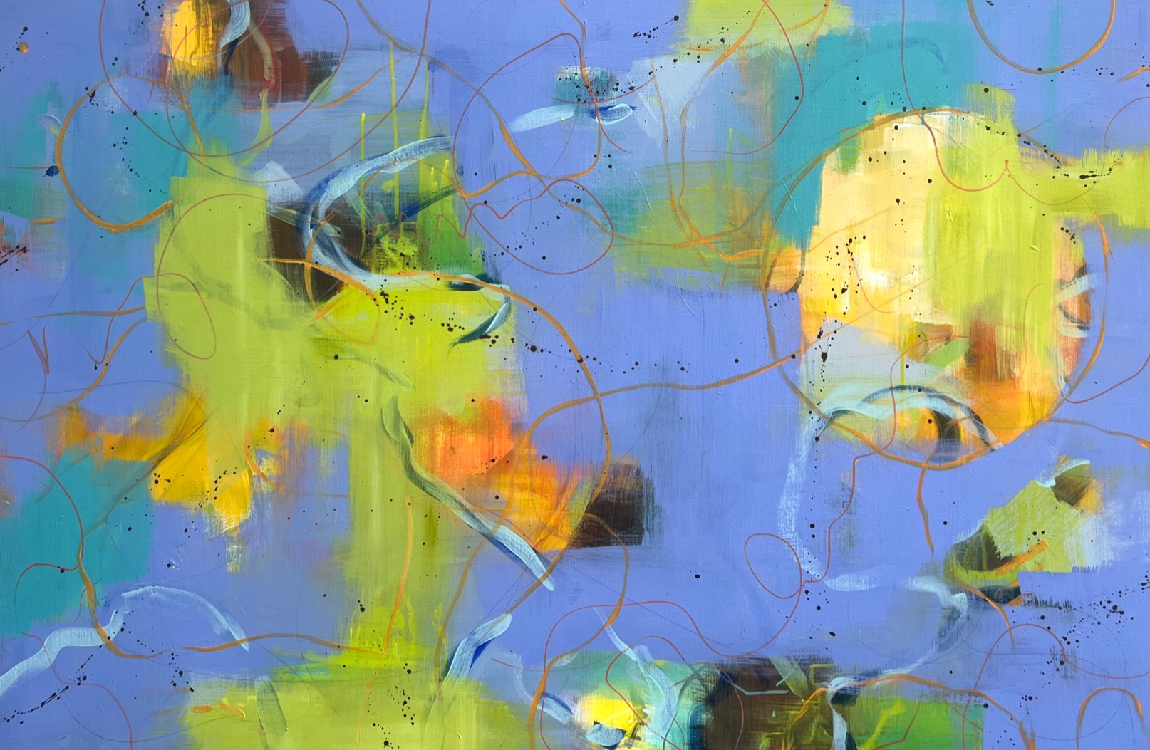 Abstract in Blue