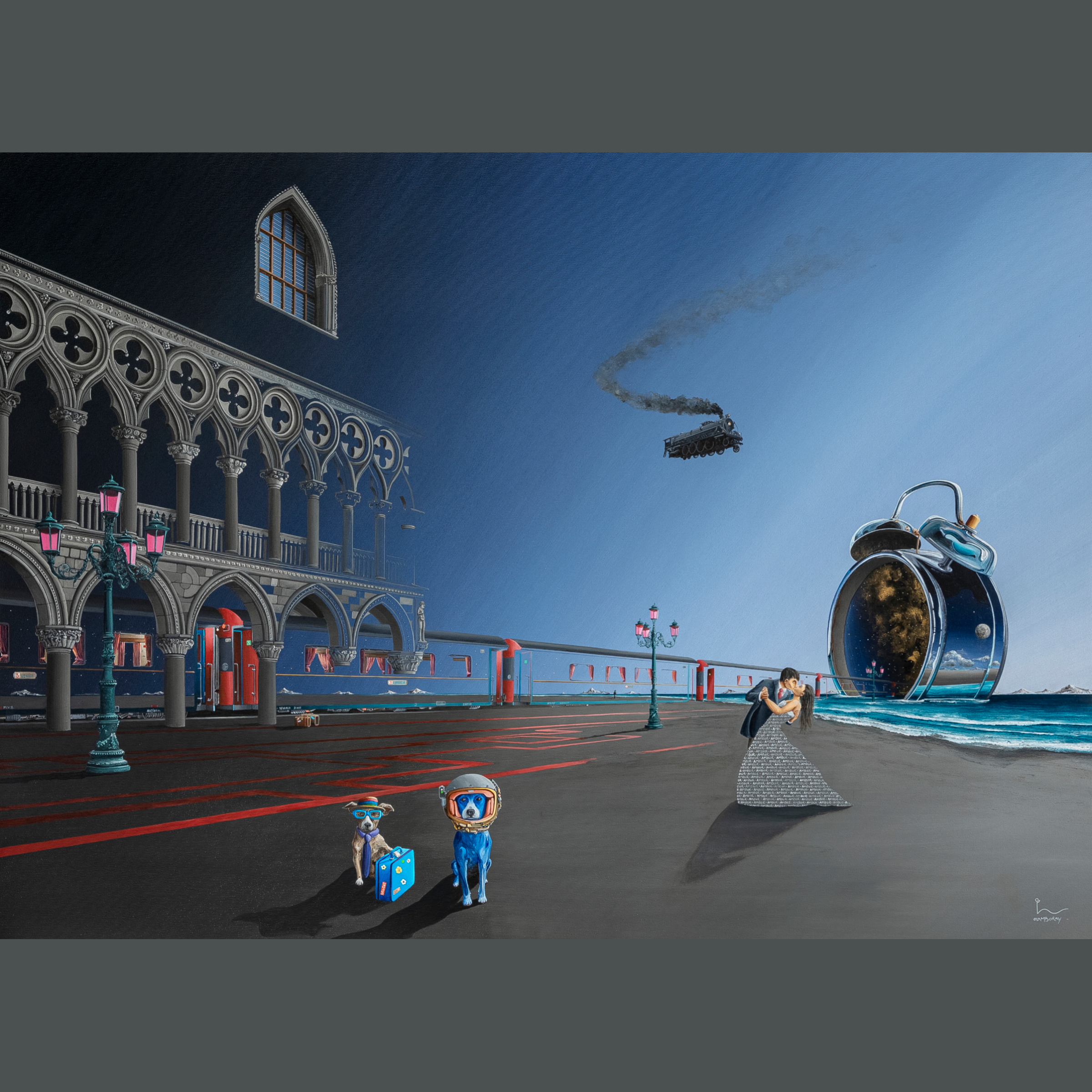 Peinture surréaliste - The Departure