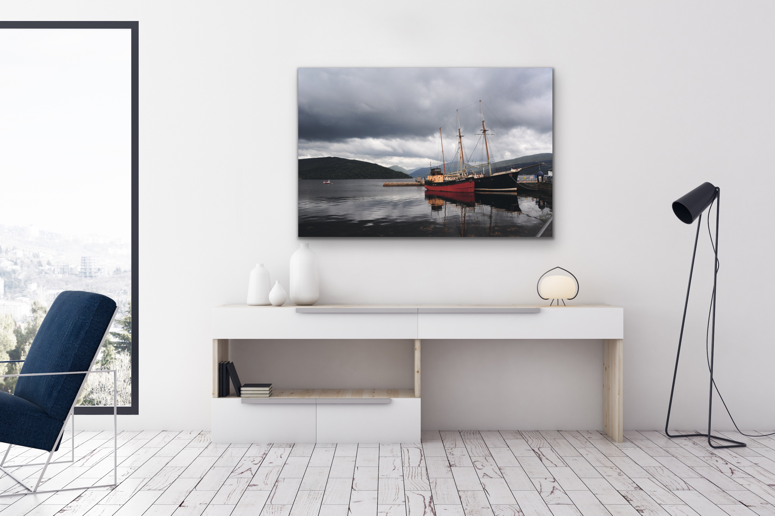 "Vital Spark", landschap 