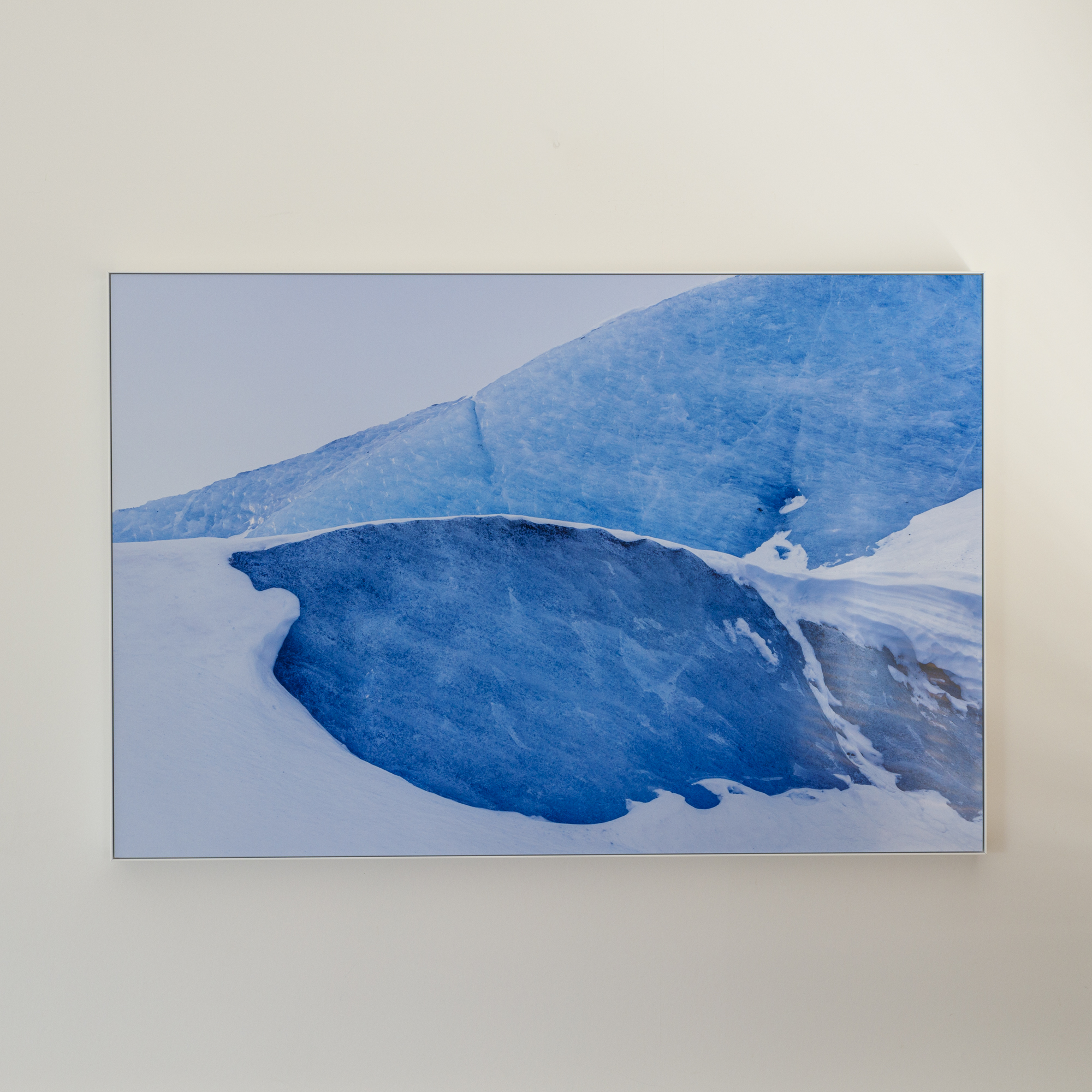 Foto Wave of ice ingelijst