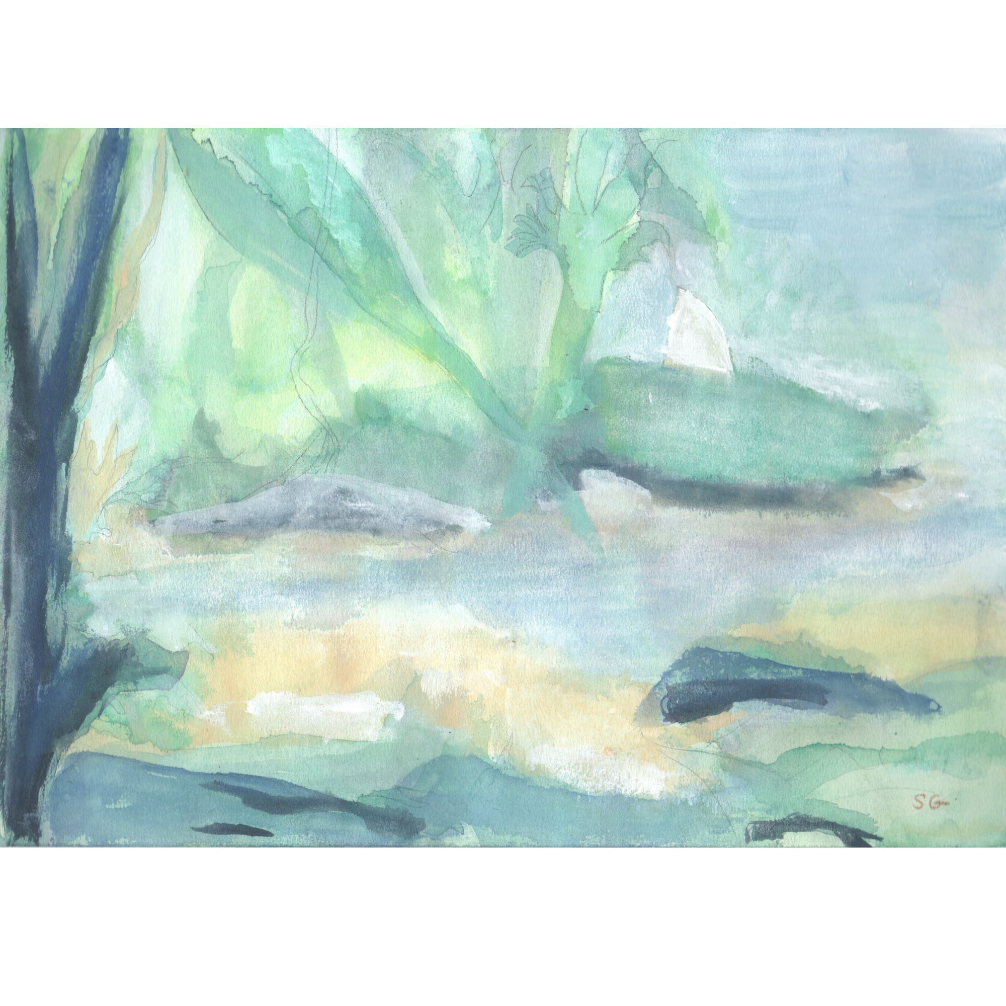 En suivant le flot de la rivière 