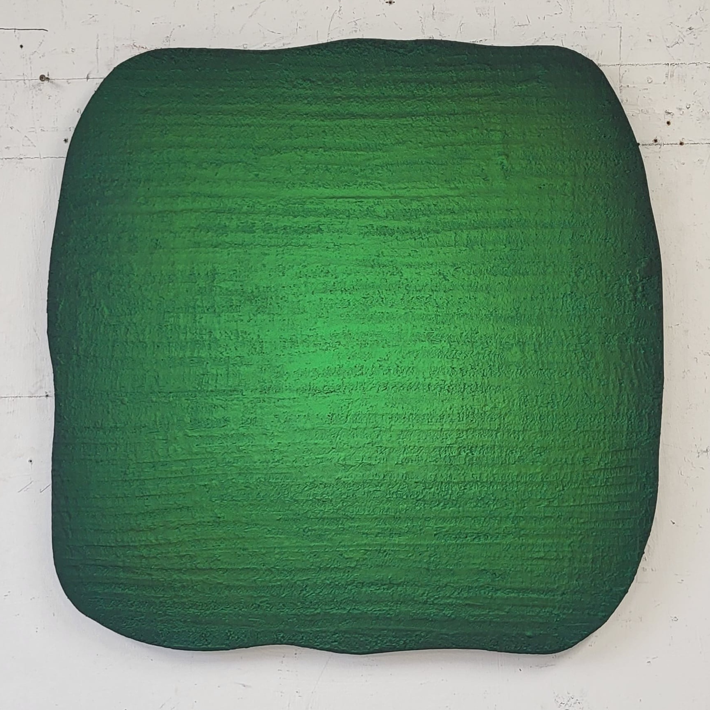 organische groene vorm 80x80 cm