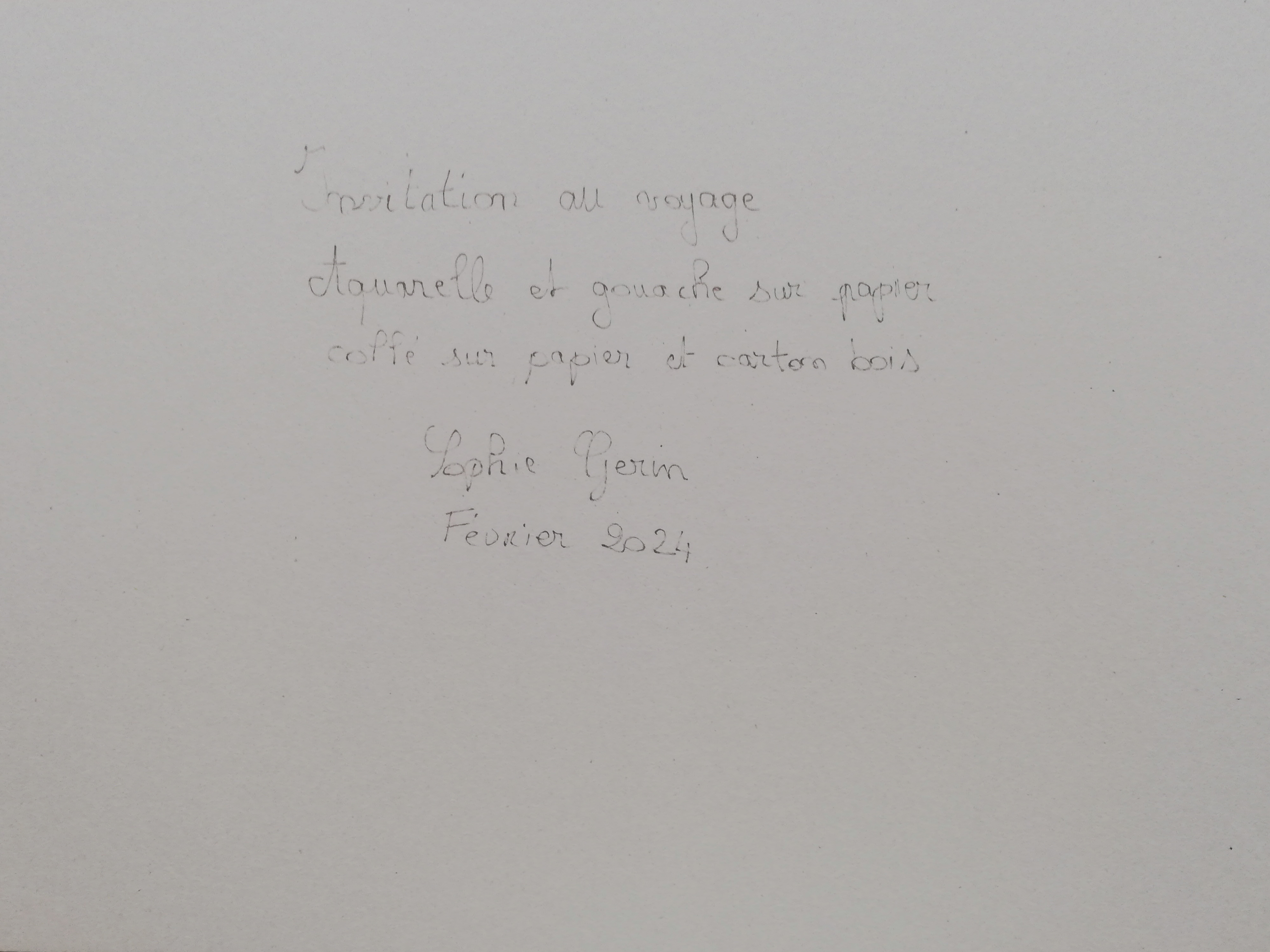 Invitation au voyage - dos