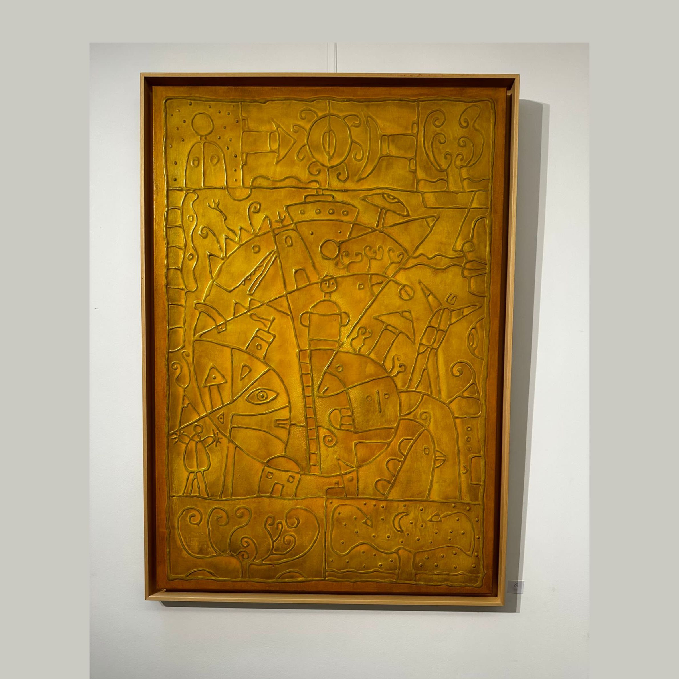 peinture couleur ocre Edmundo Solari