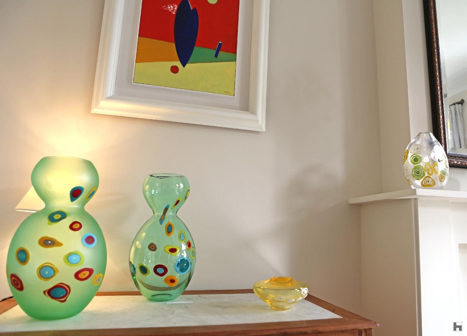 Seeds, mouth blown glass vessel made in collaboration with a glass master from Murano