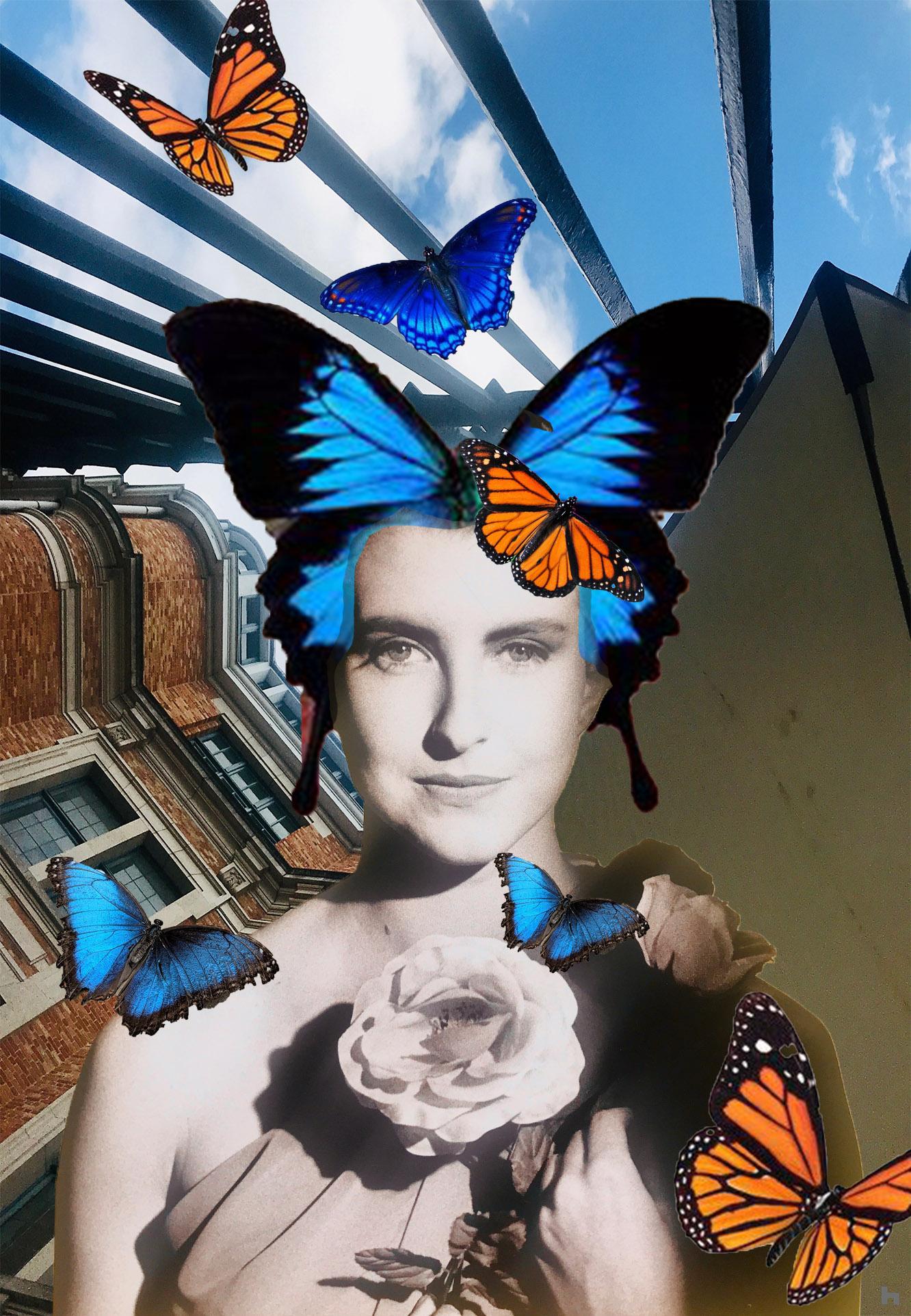 collage, grand sablon,Bruxelles,  surréalisme 