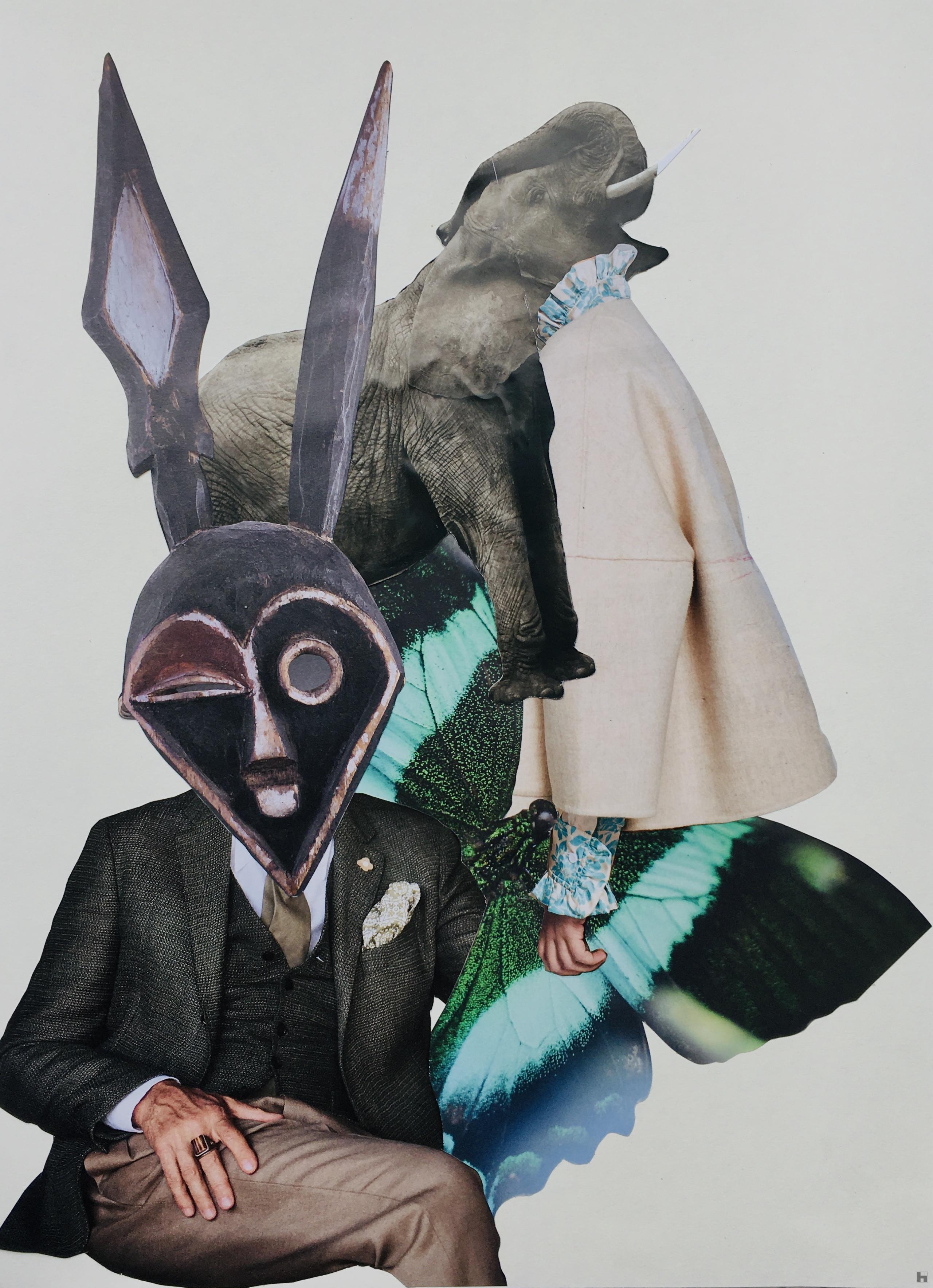 art visuel,collage analogique, poésie visuelle