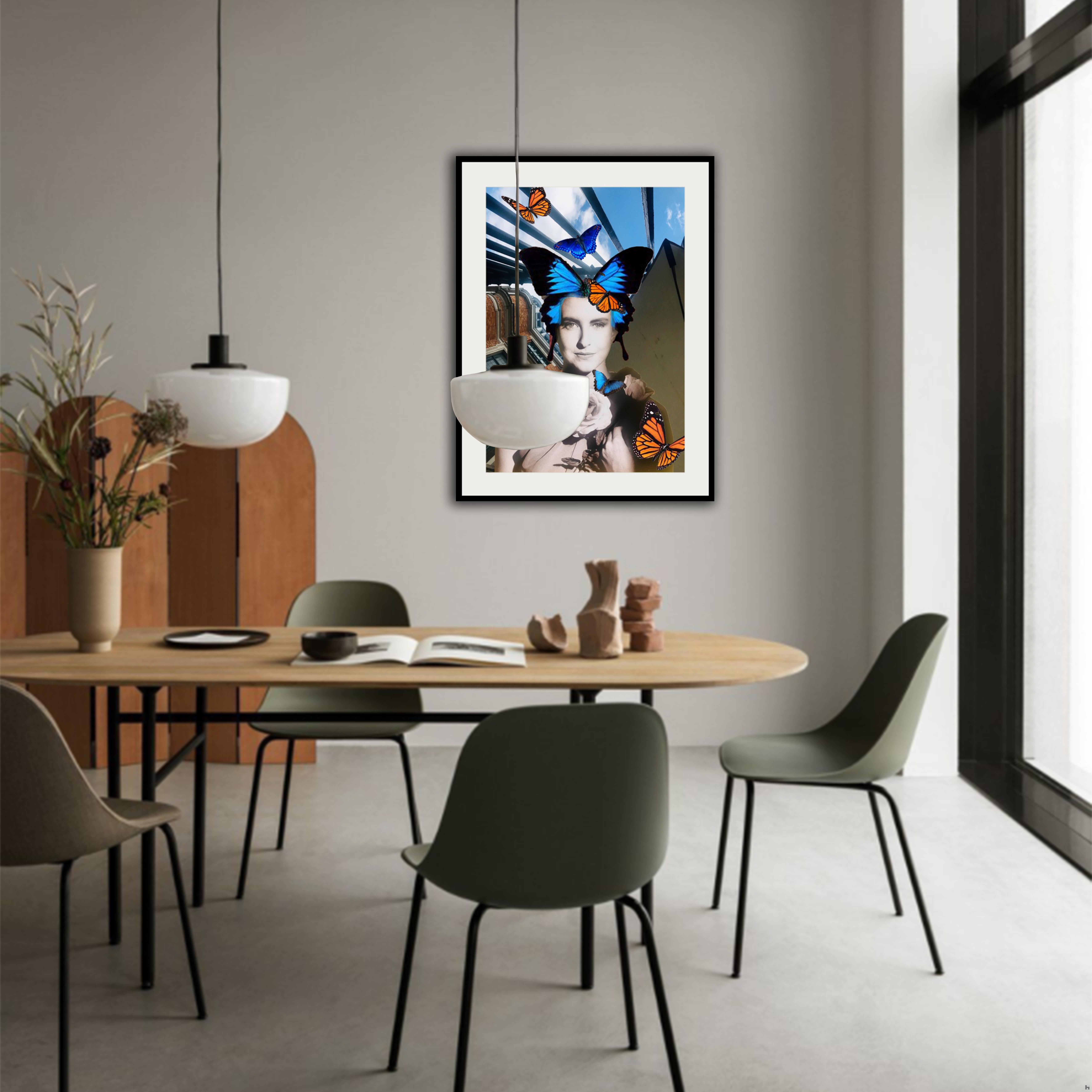 ambiance décoration, collage, grand sablon,Bruxelles, surréalisme 