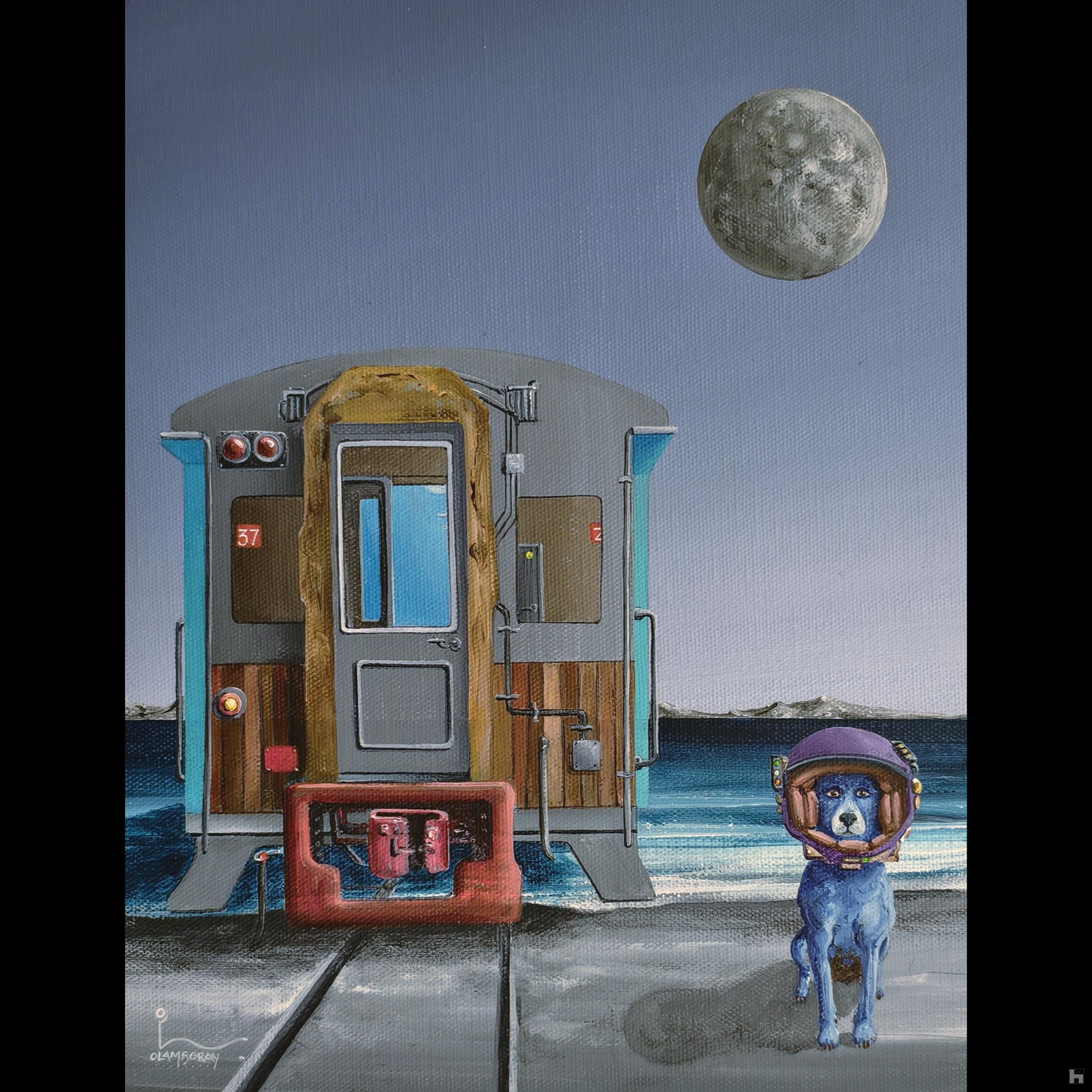 The Crossing, Acrylic on canvas
