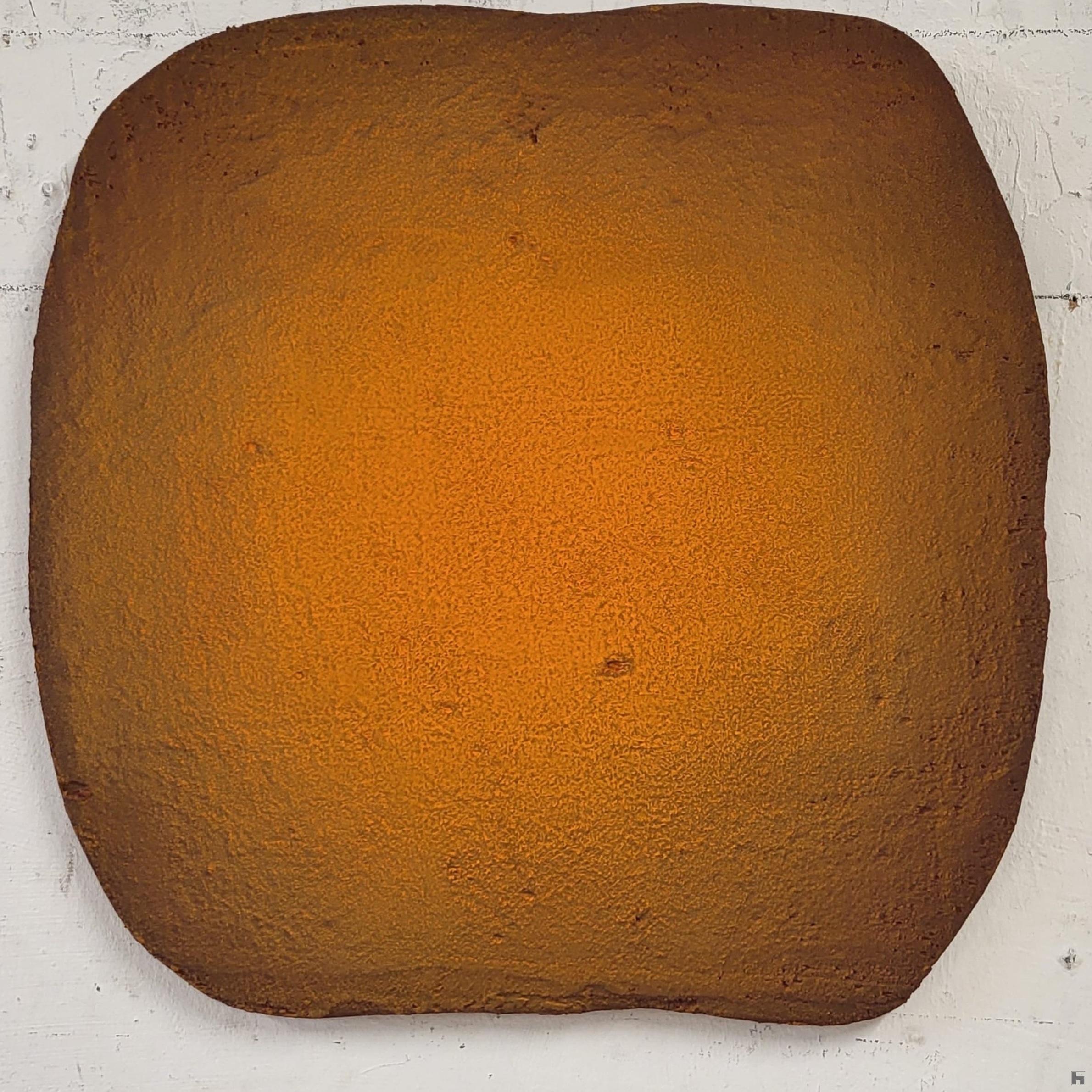 organische oranje vorm 37 x 37cm