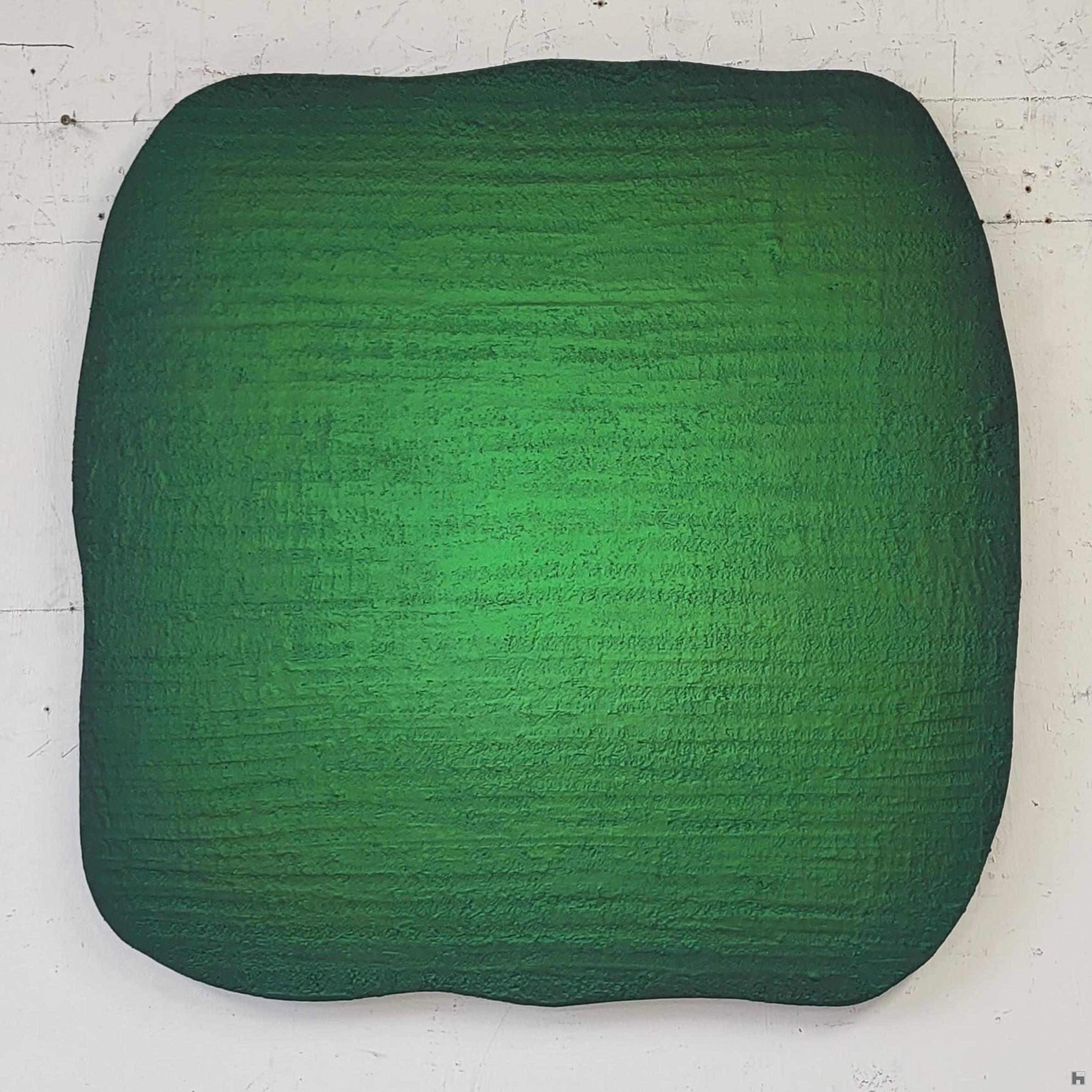 forme organique verte 80x80 cm