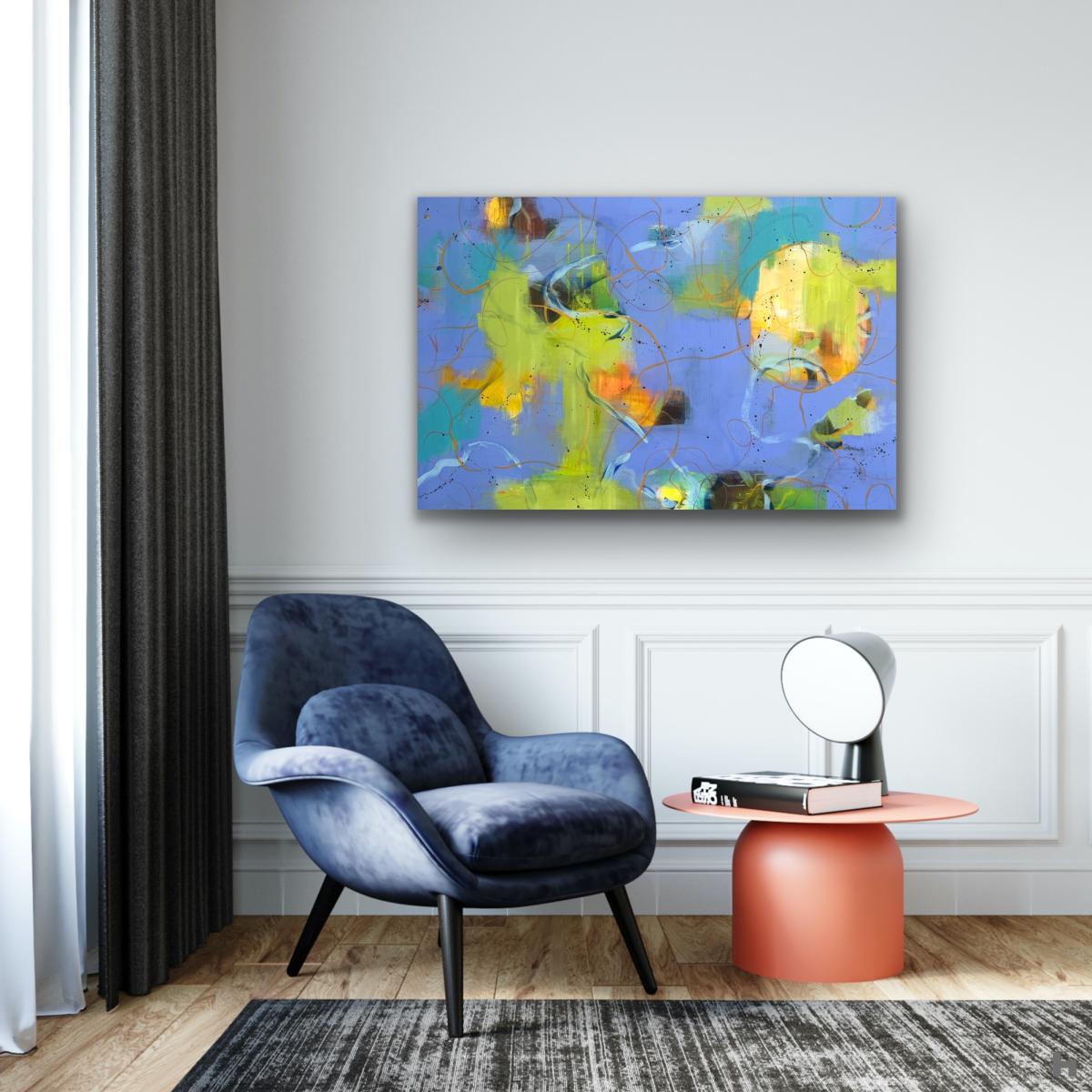 Abstract in Blue