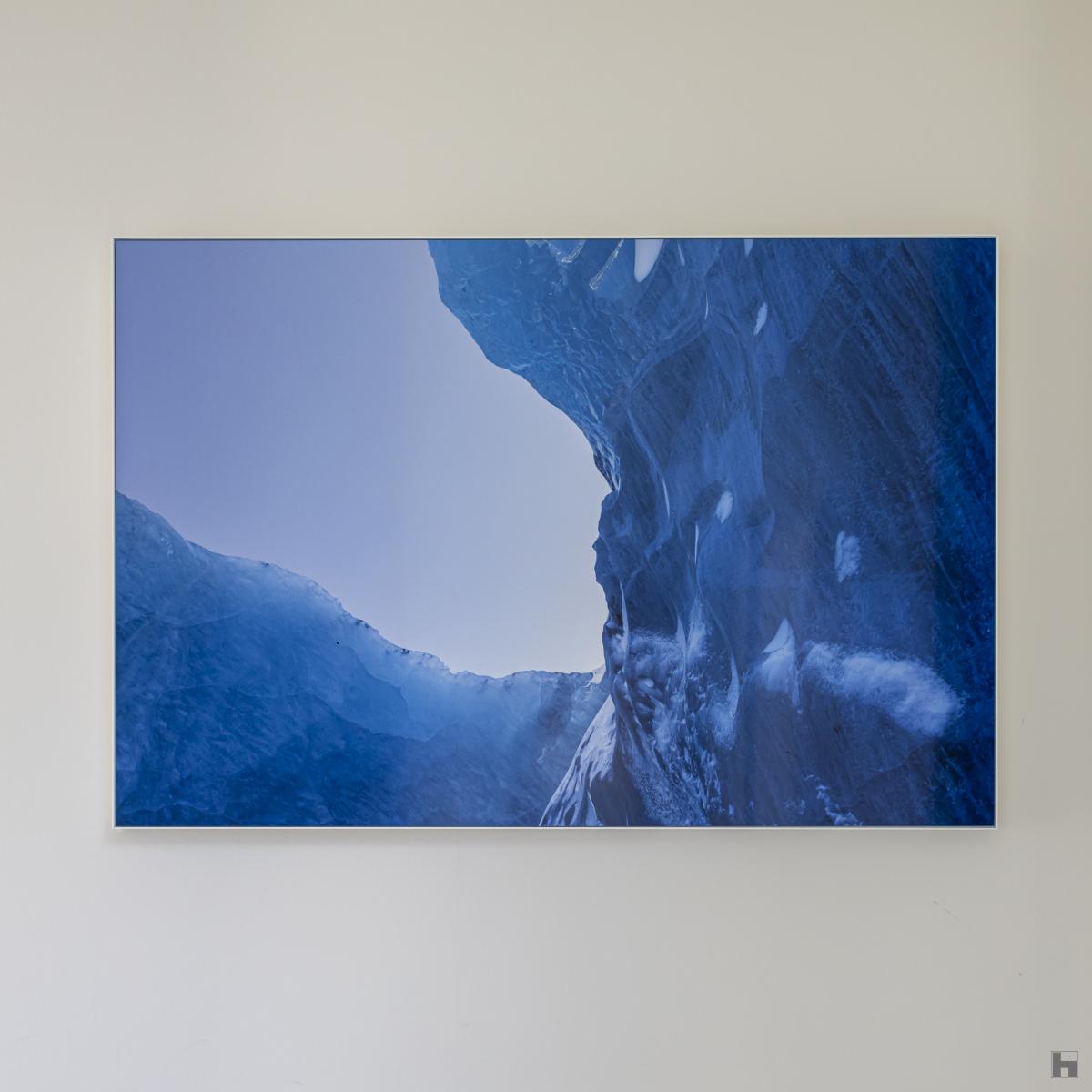 Foto Wave of ice ingelijst