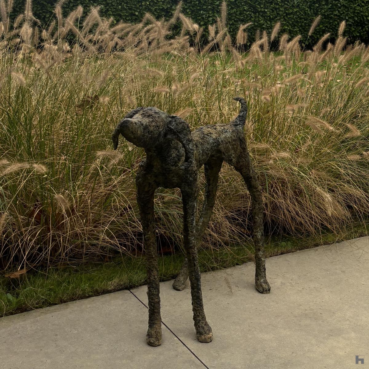 hond in bronze beelden dog sculpture sculpture d'un chien en bronze