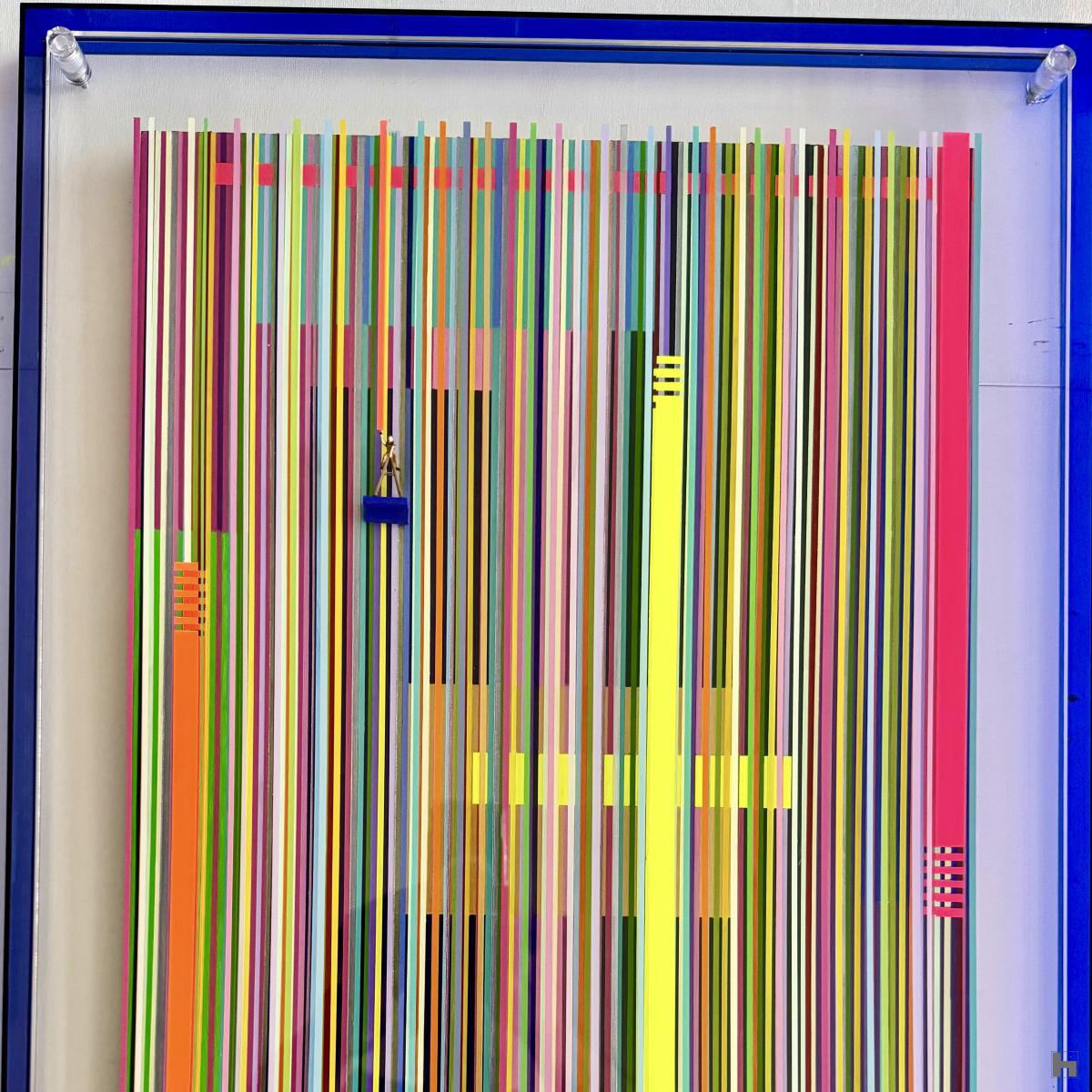 The Painter 50 x 70 blue