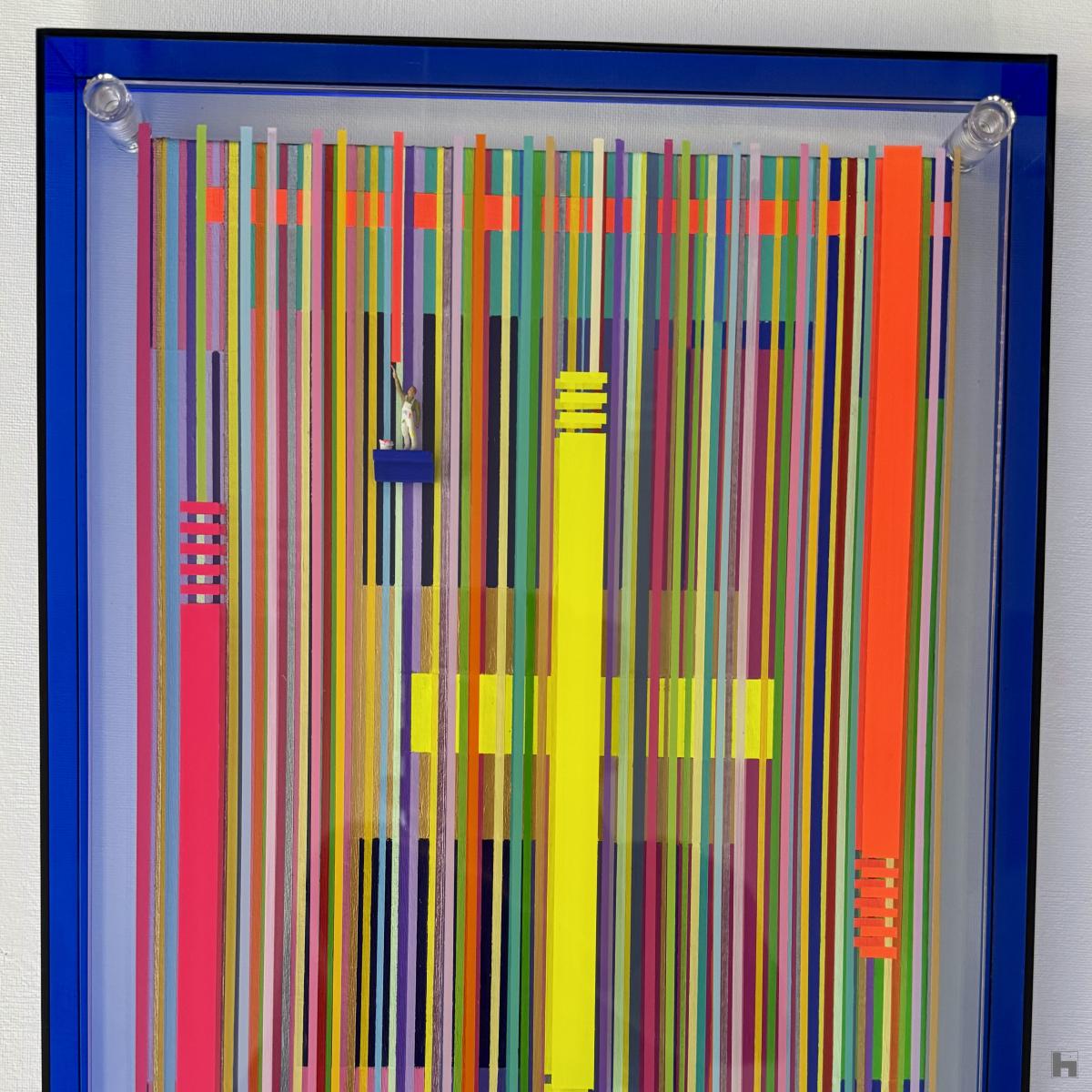 The Painter 30 x 40 blue