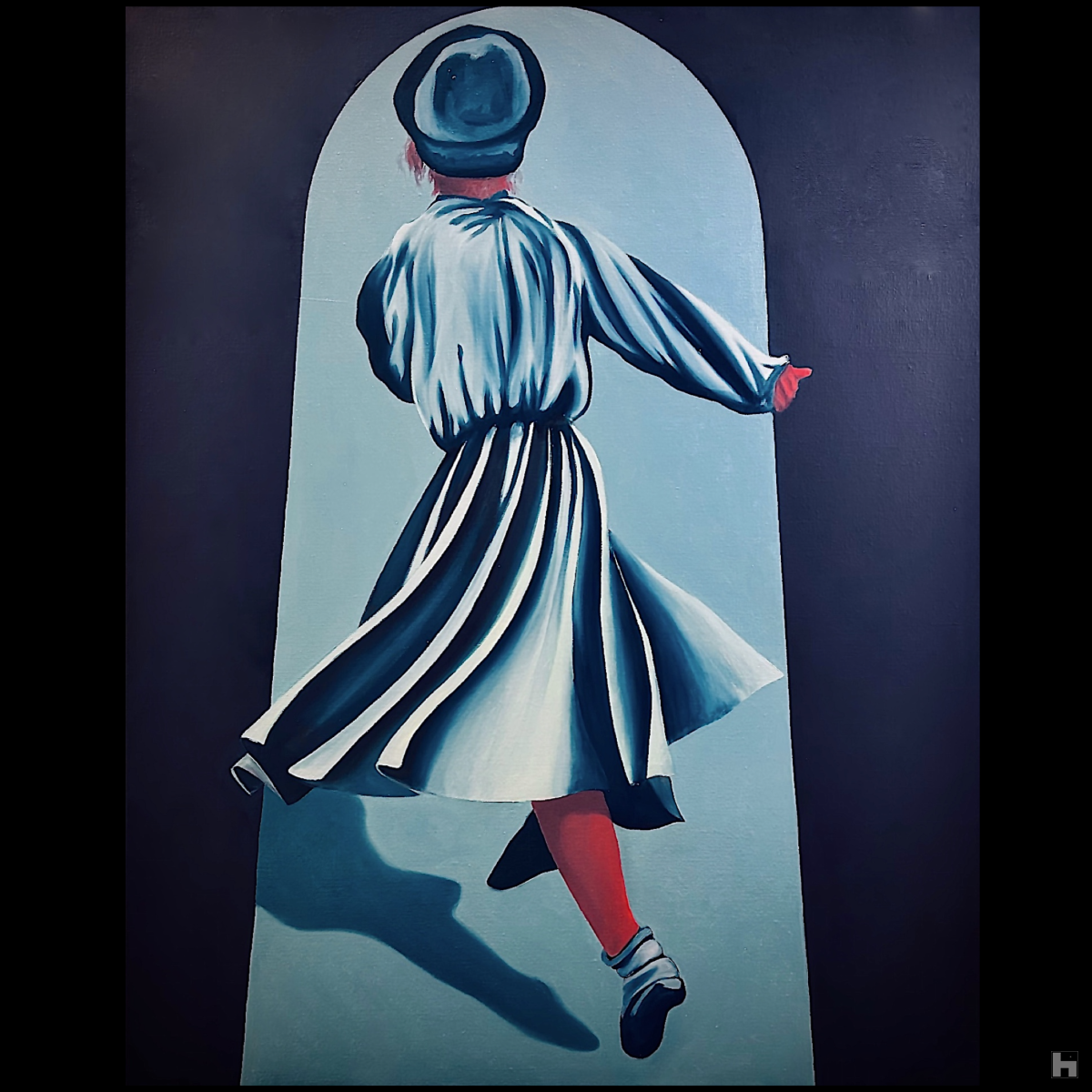 Keep on running • oil on canvas • 100 x 80 cm