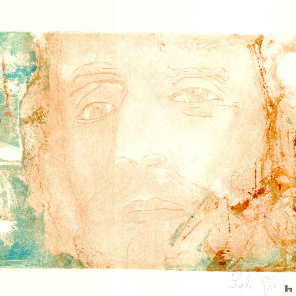 Detail visage et signature soul portrait 16