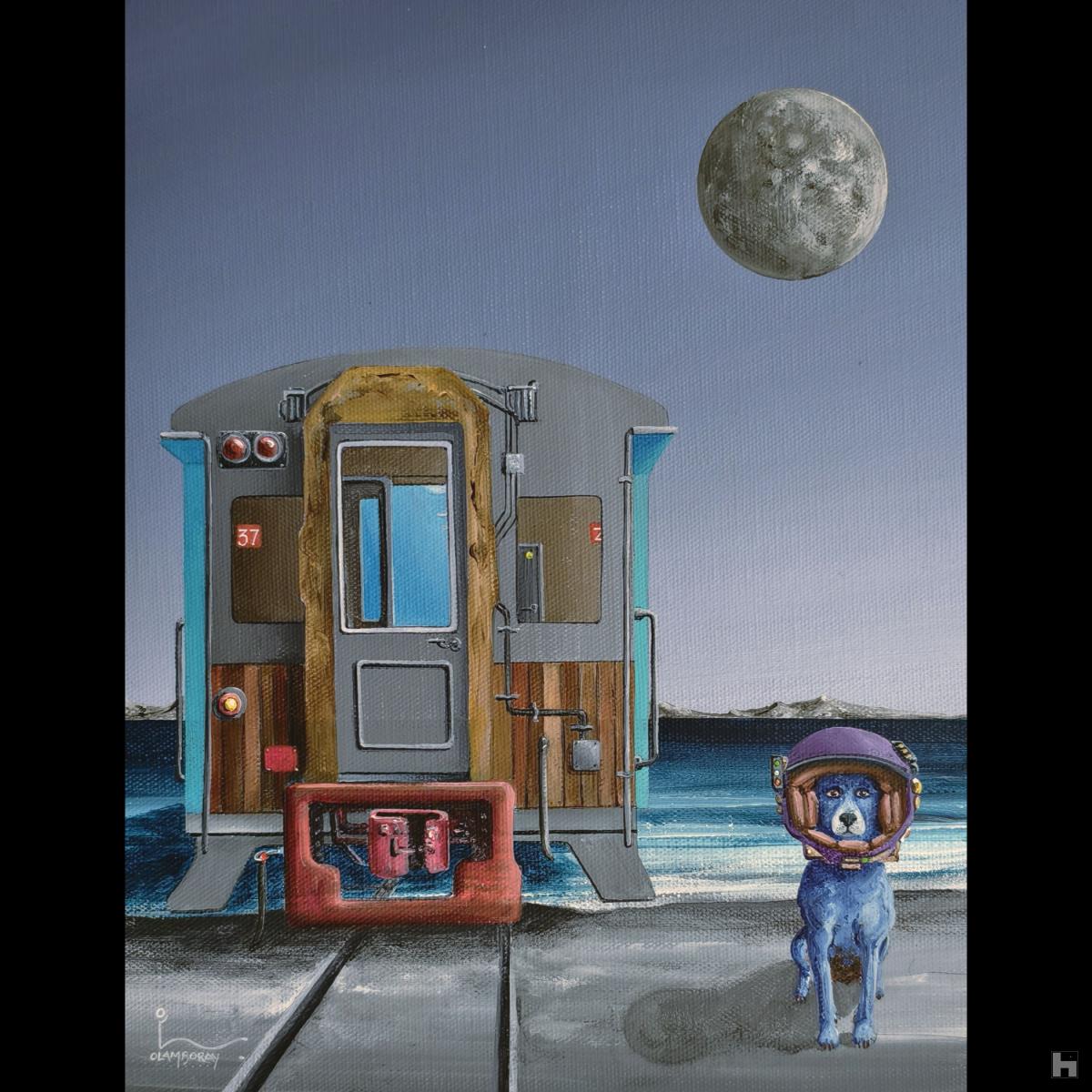 The Crossing, Acrylic on canvas