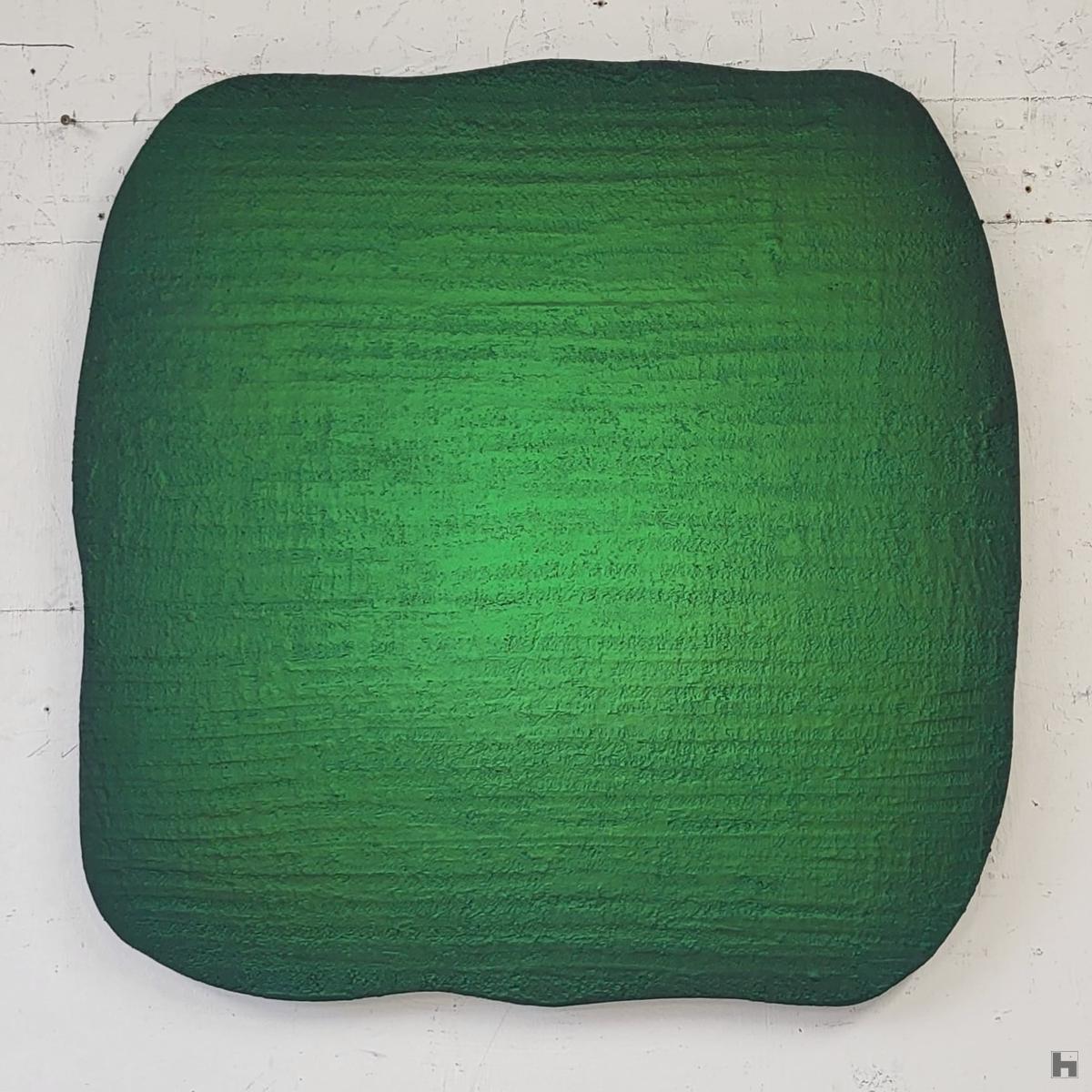 organische groene vorm 80x80 cm
