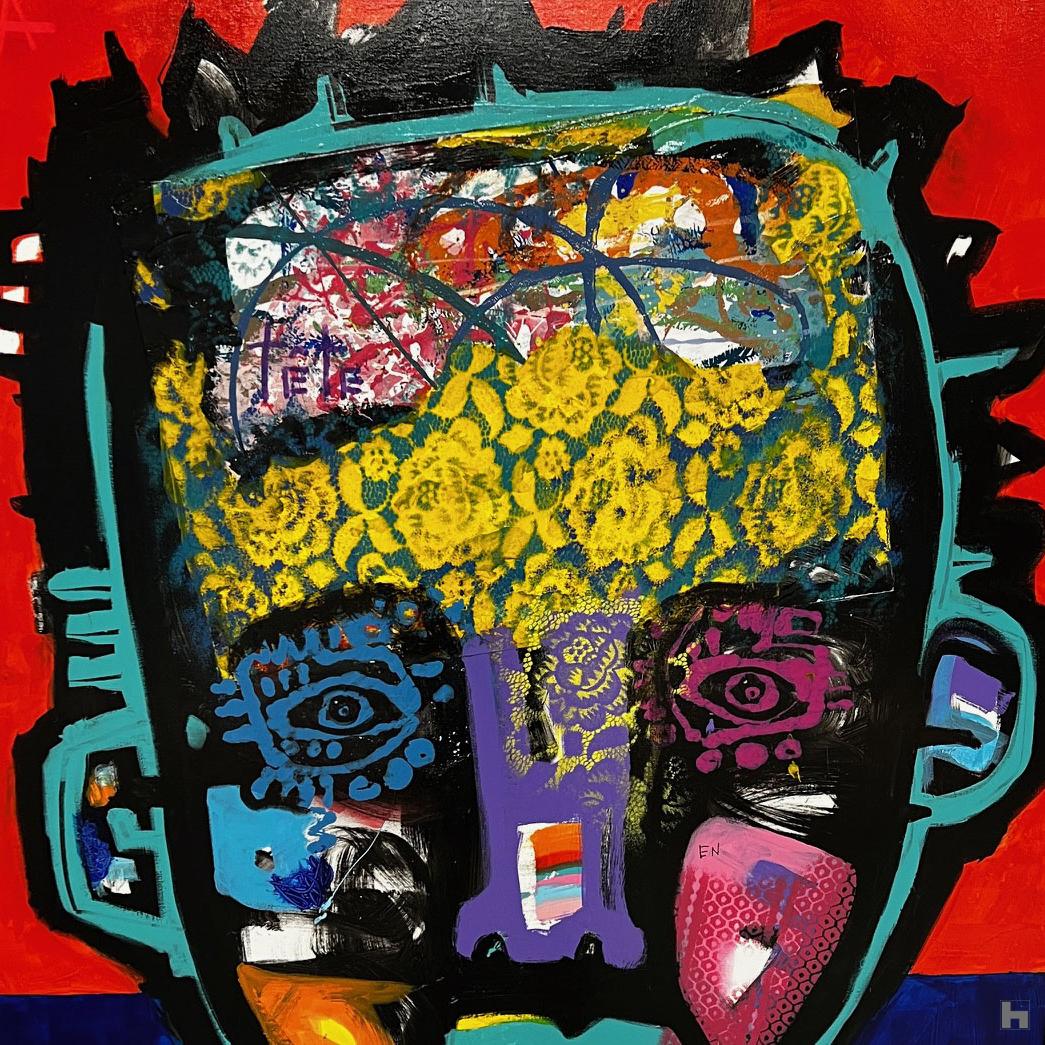 La tête en fleurs