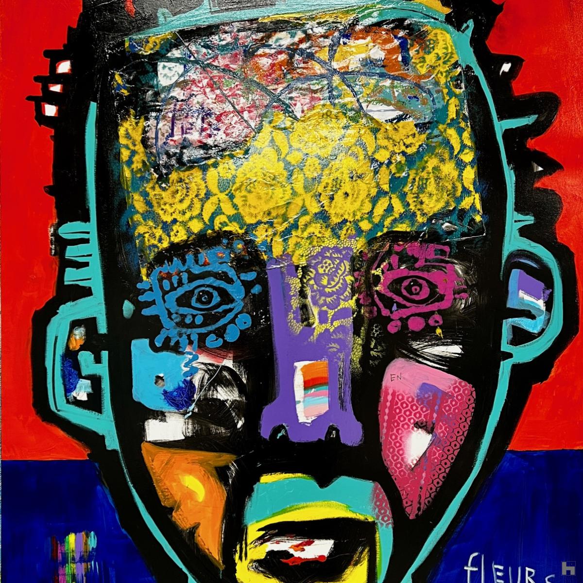 La tête en fleurs