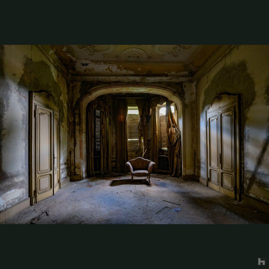 photographie villa italienne abandonnée 