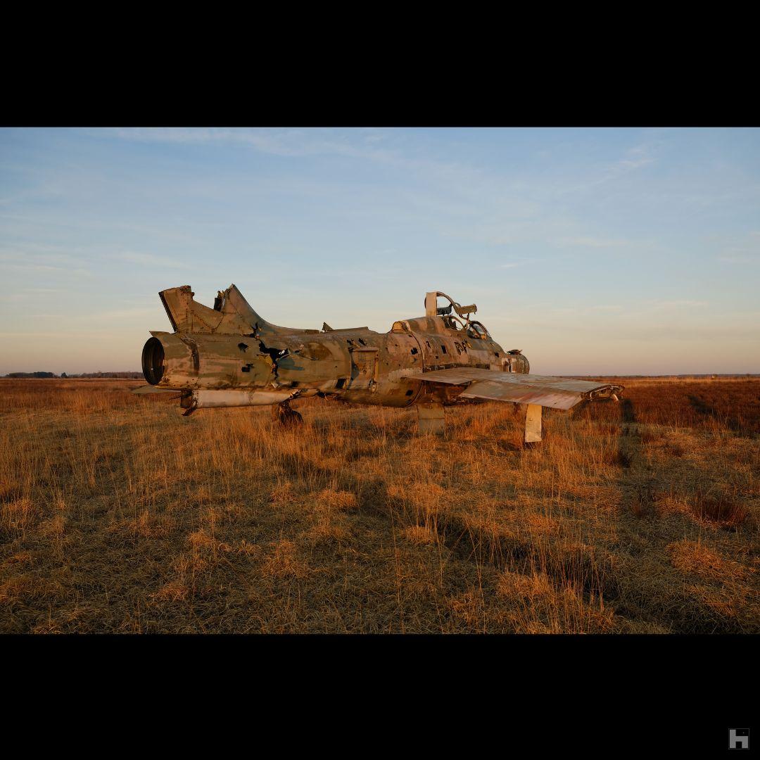 photographie avion abandonné 