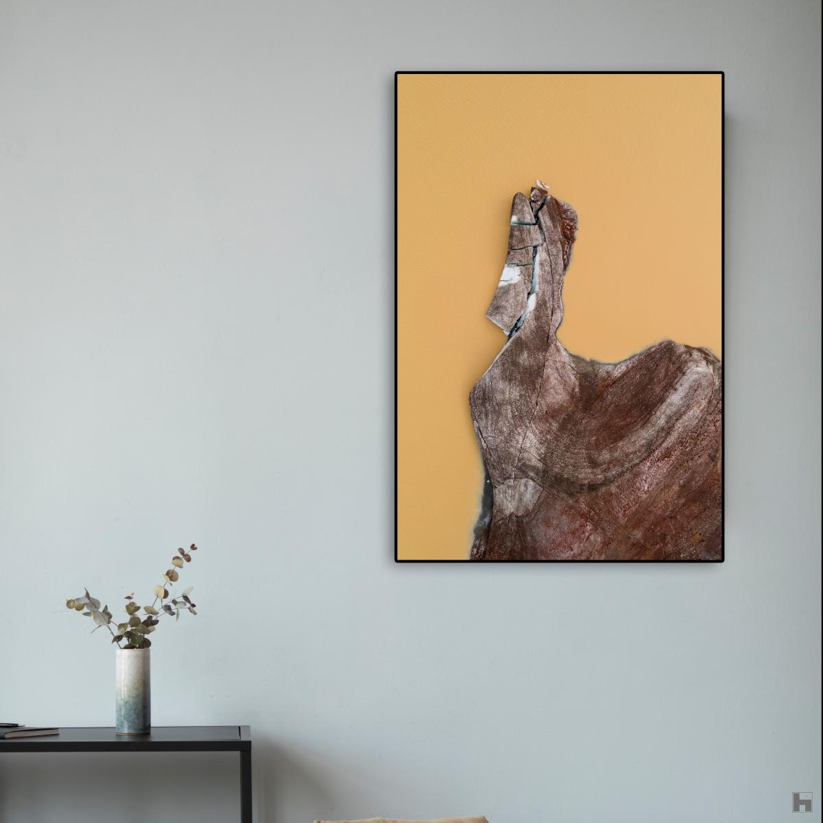 Trojan Horse en contexte, accroché au mur.