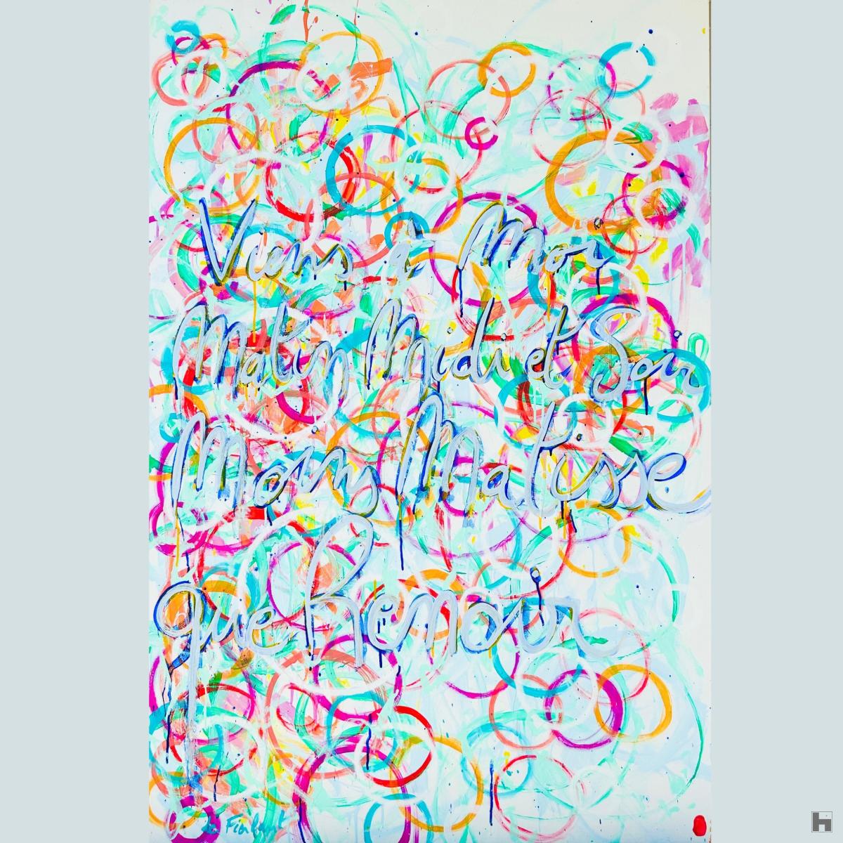 viens a moi peinture abstraite de fierlant
