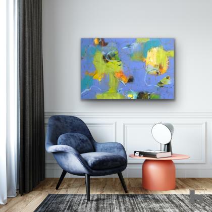 Abstract in Blue