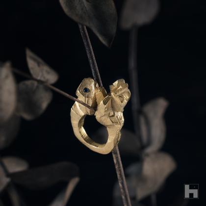 Wabi-Sabi ring ONYX