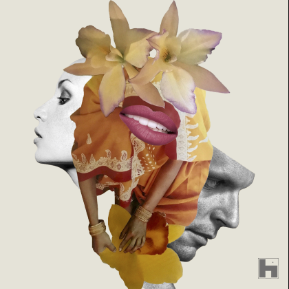 art visuel, collage analogique, poésie visuelle