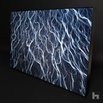 Photo du produit final sur ChromaLuxe 120x80 cm.