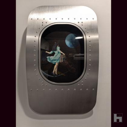 Flying High- Airplane Window
