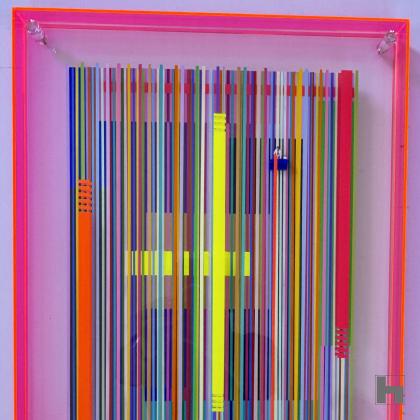 The Painter 40 x 50 pink